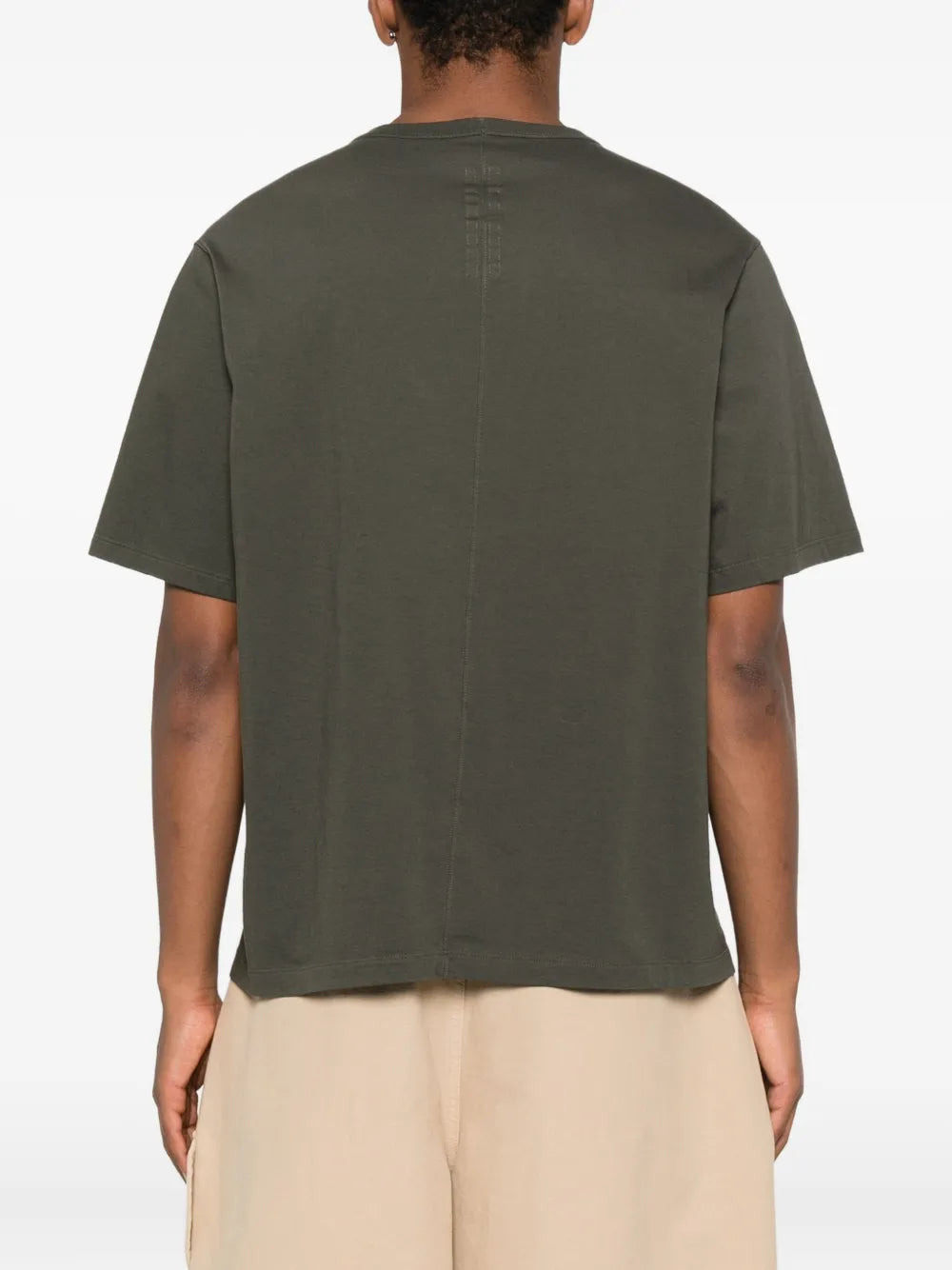 Rick Owens Men Organic Cotton Short-Sleeved T-Shirt - 3