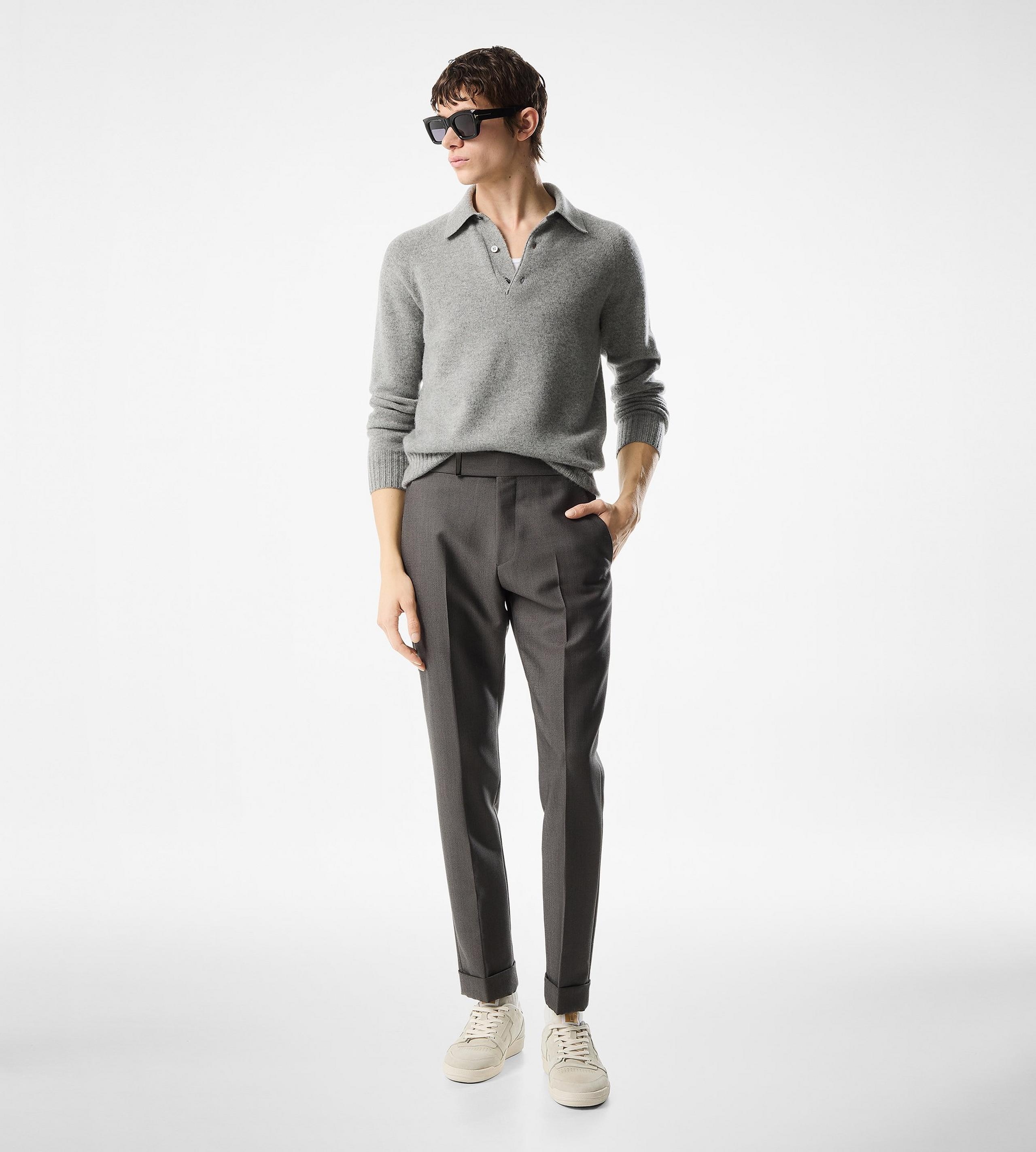 SEAMLESS CASHMERE POLO - 2