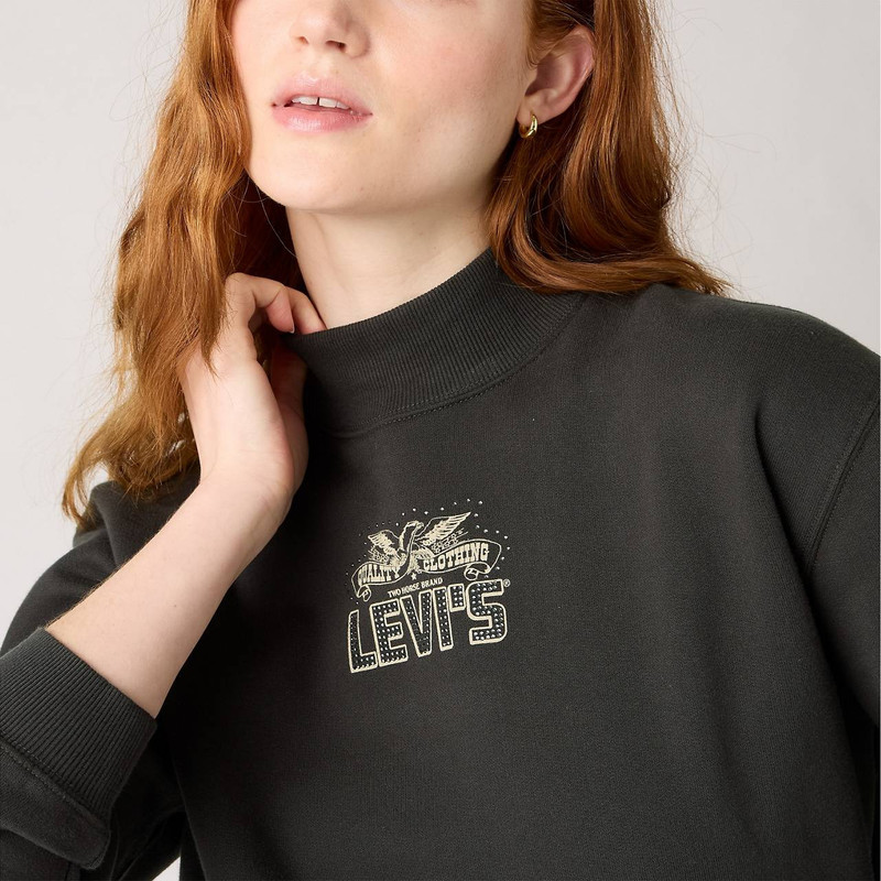 GRAPHIC COLLINS MOCKNECK SWEATSHIRT 5