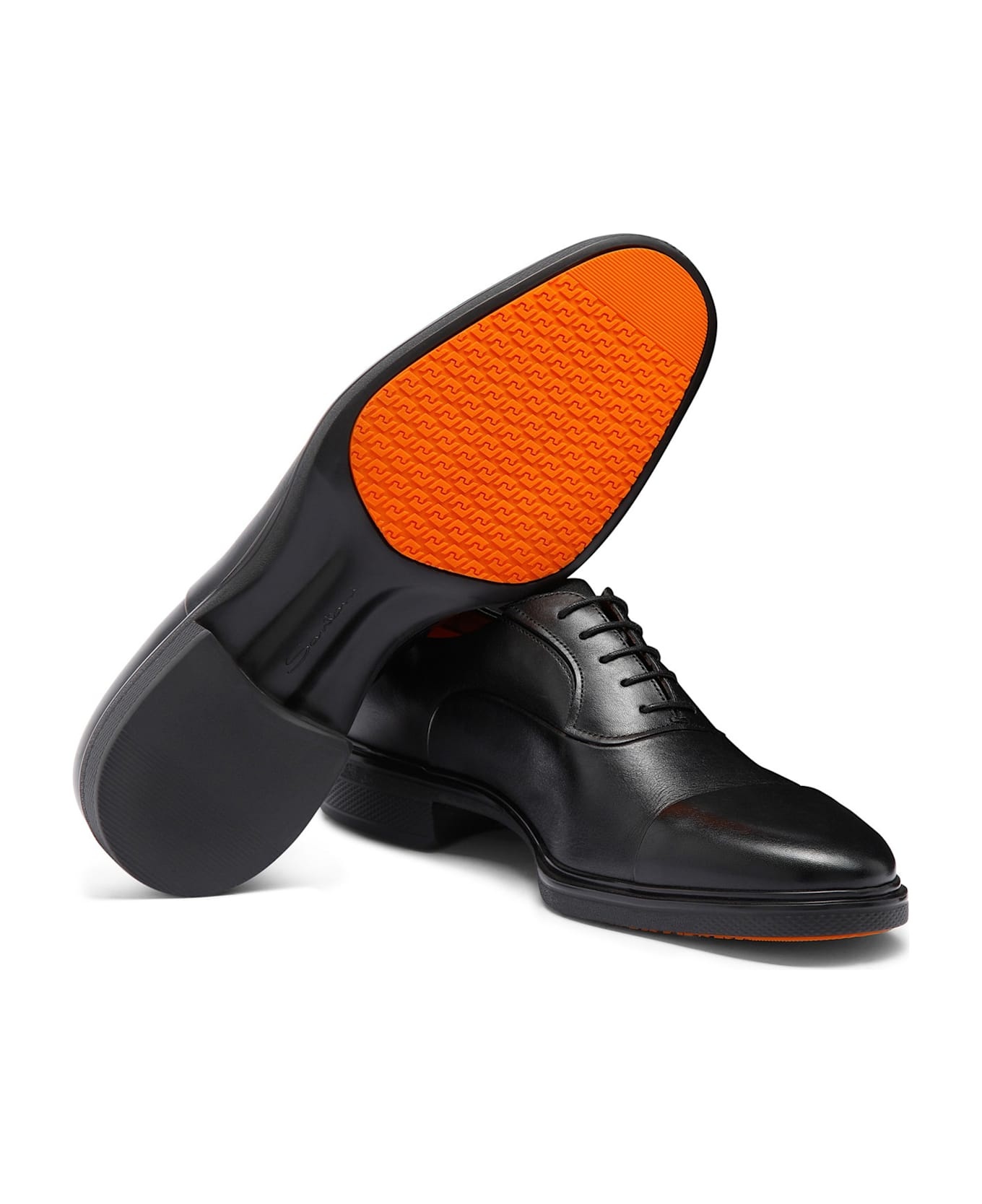 Leather Oxford With Rubber Sole - 3