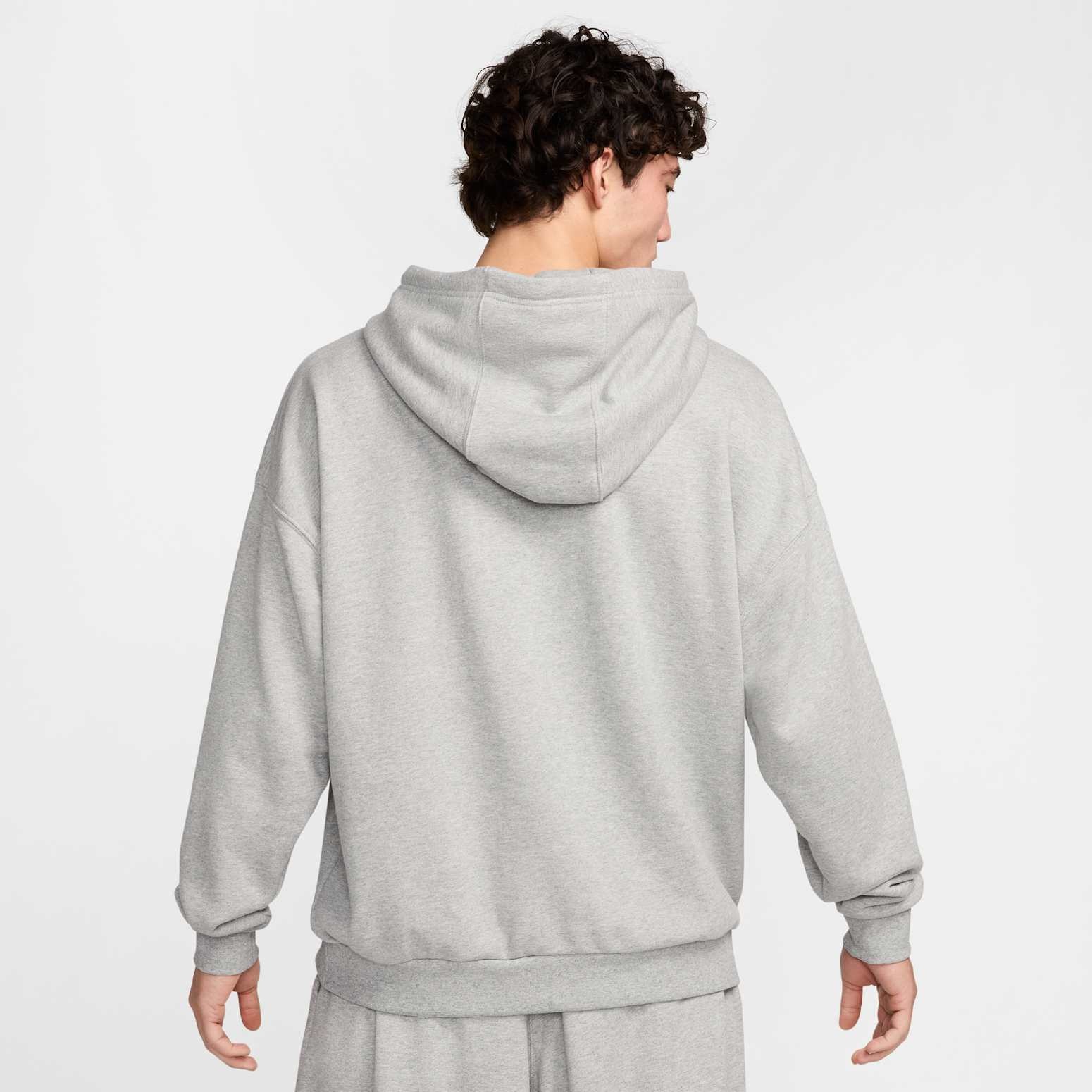 Nike Club FT Oversized Po Hoodie 'Grey' HJ1817-063 - 2