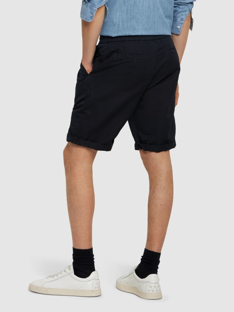 Cotton & linen Bermuda shorts - 3