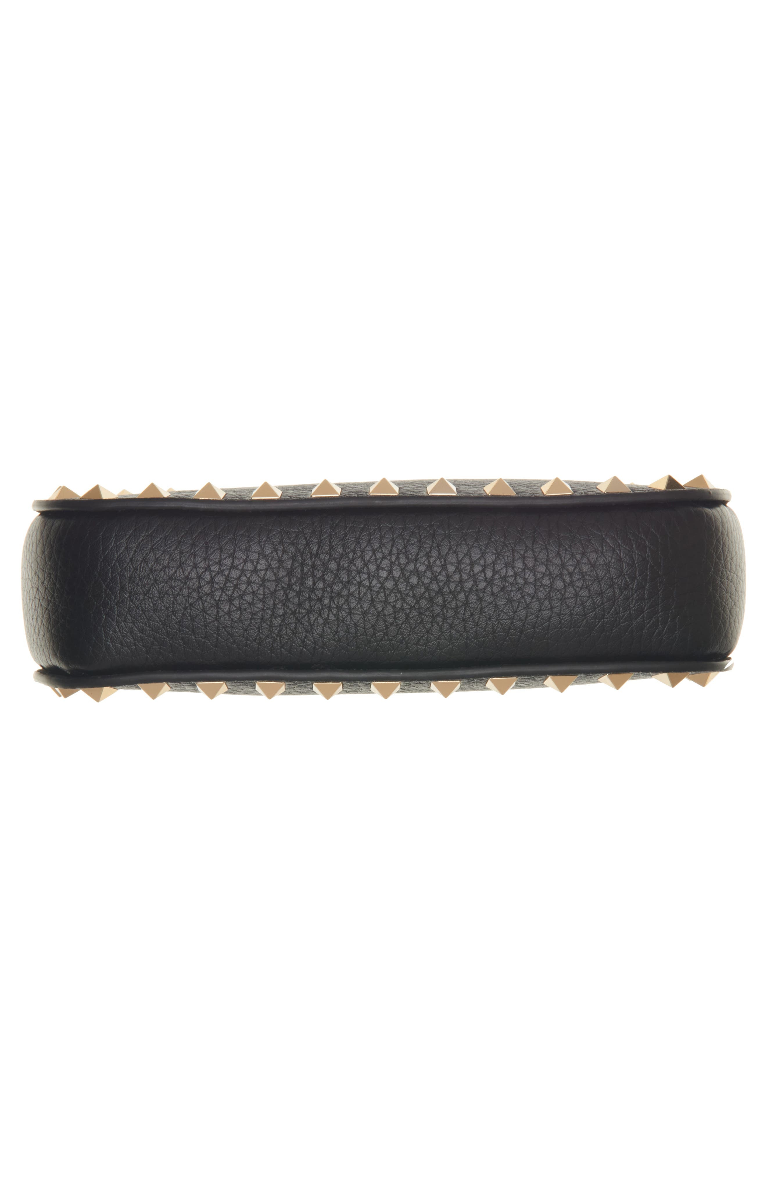 Valentino Garavani Mini Rockstud Leather Crossbody Bag in Nero at Nordstrom - 6