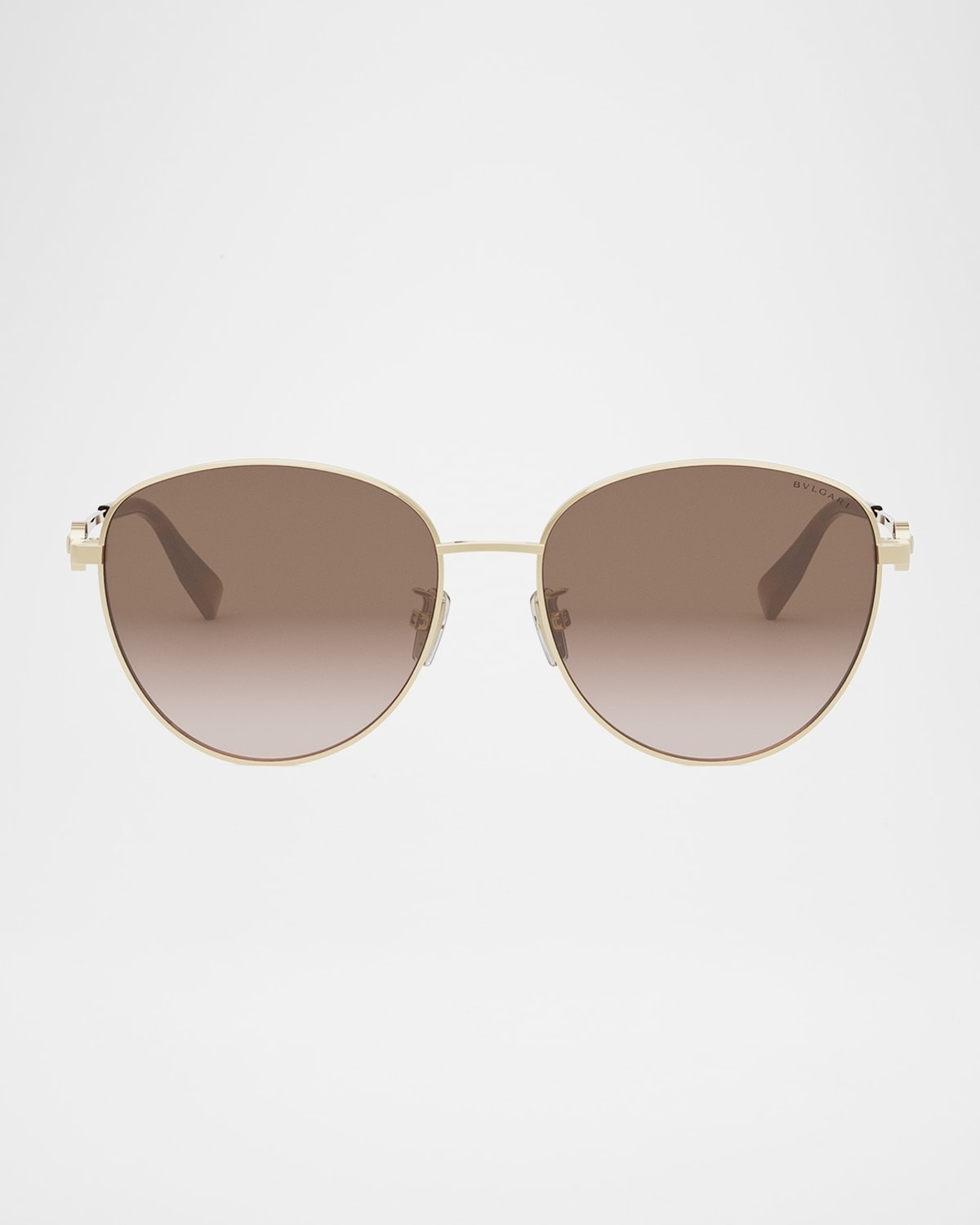 Round Metal & Nylon Sunglasses - 3