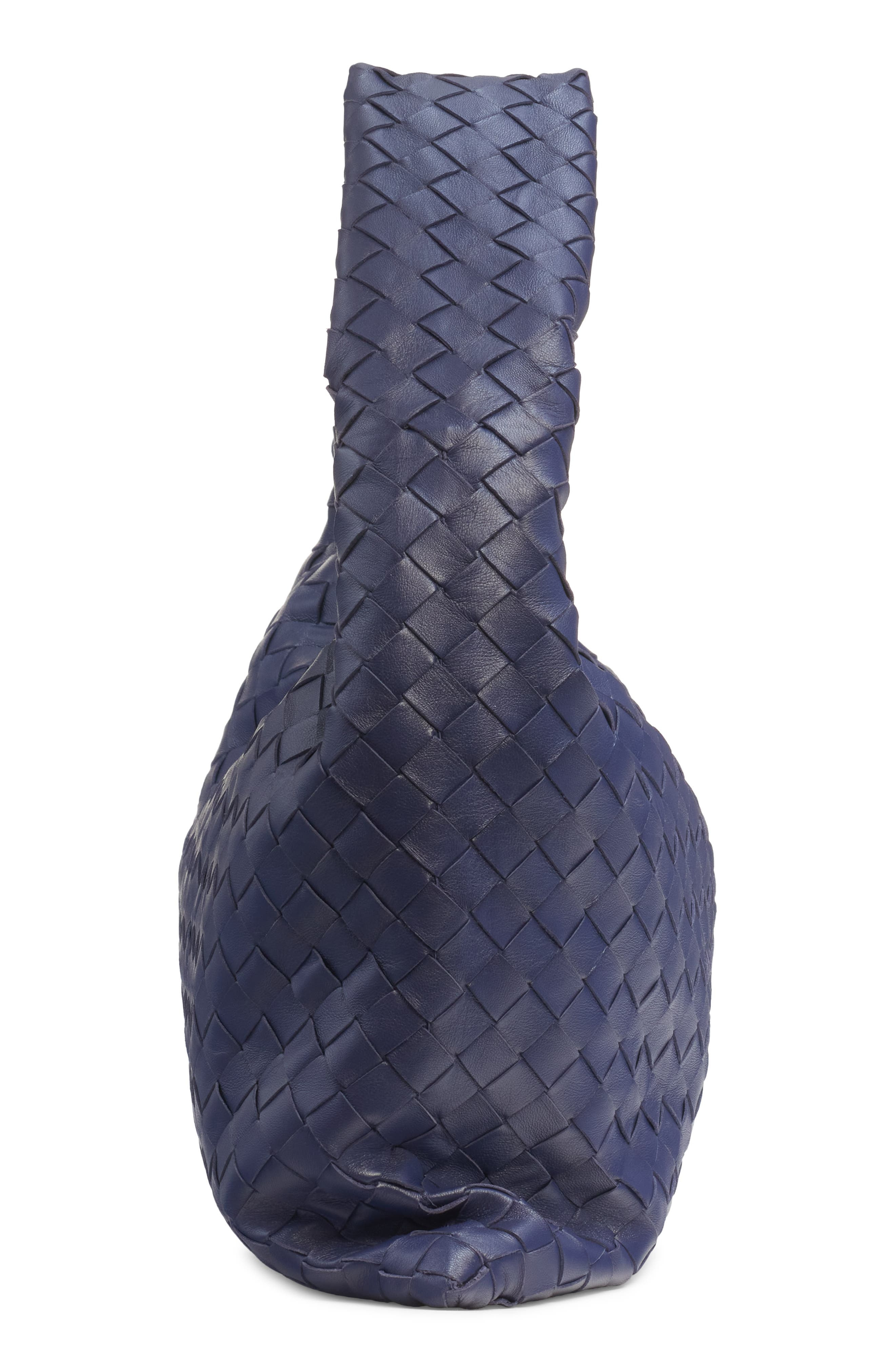 Bottega Veneta Small Hop Intrecciato Leather Hobo Bag in 4527 Duke-M Brass at Nordstrom - 5