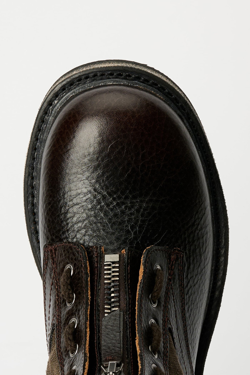 Our Legacy Bushline Boot Deep Americano Leather outlook