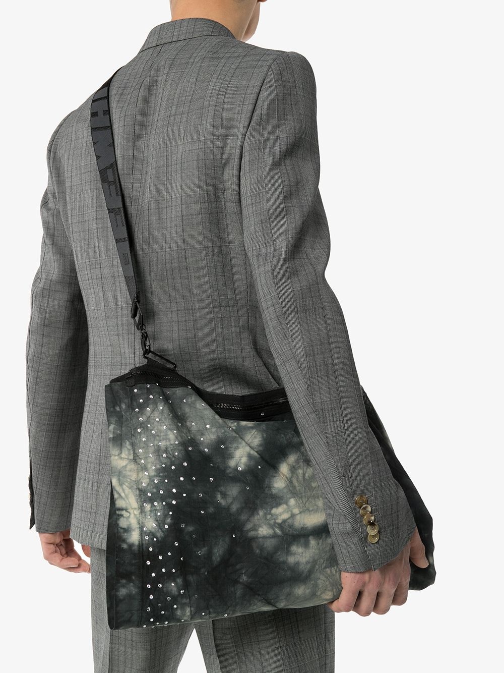 tie-dyed crystal-embellished hooded jacket - 5