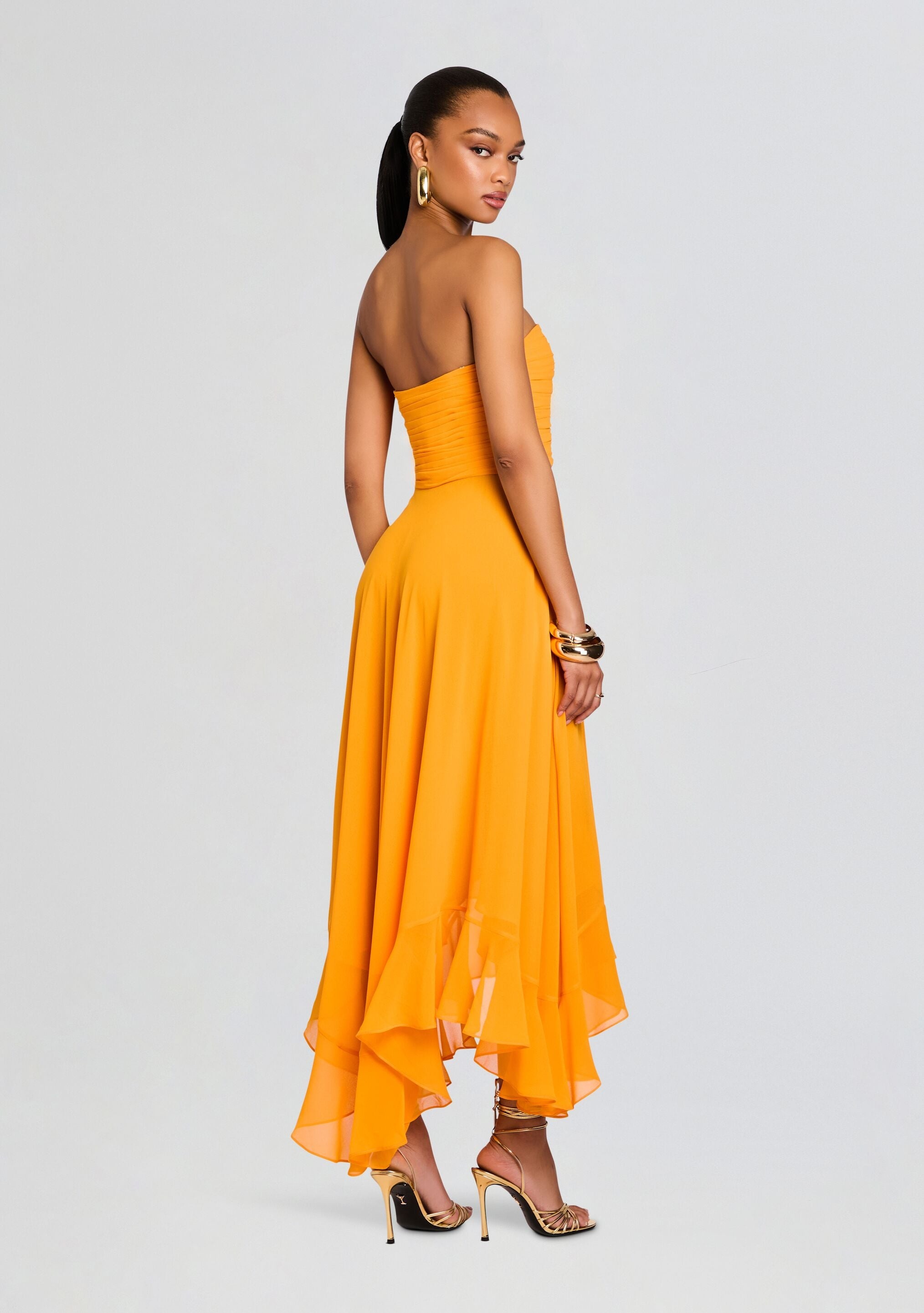 LOUISA CHIFFON DRESS - 4