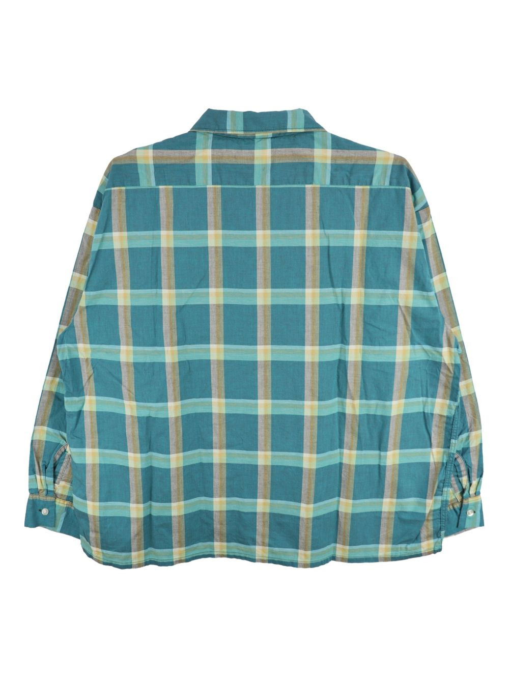 checked buttoned shirt - 2