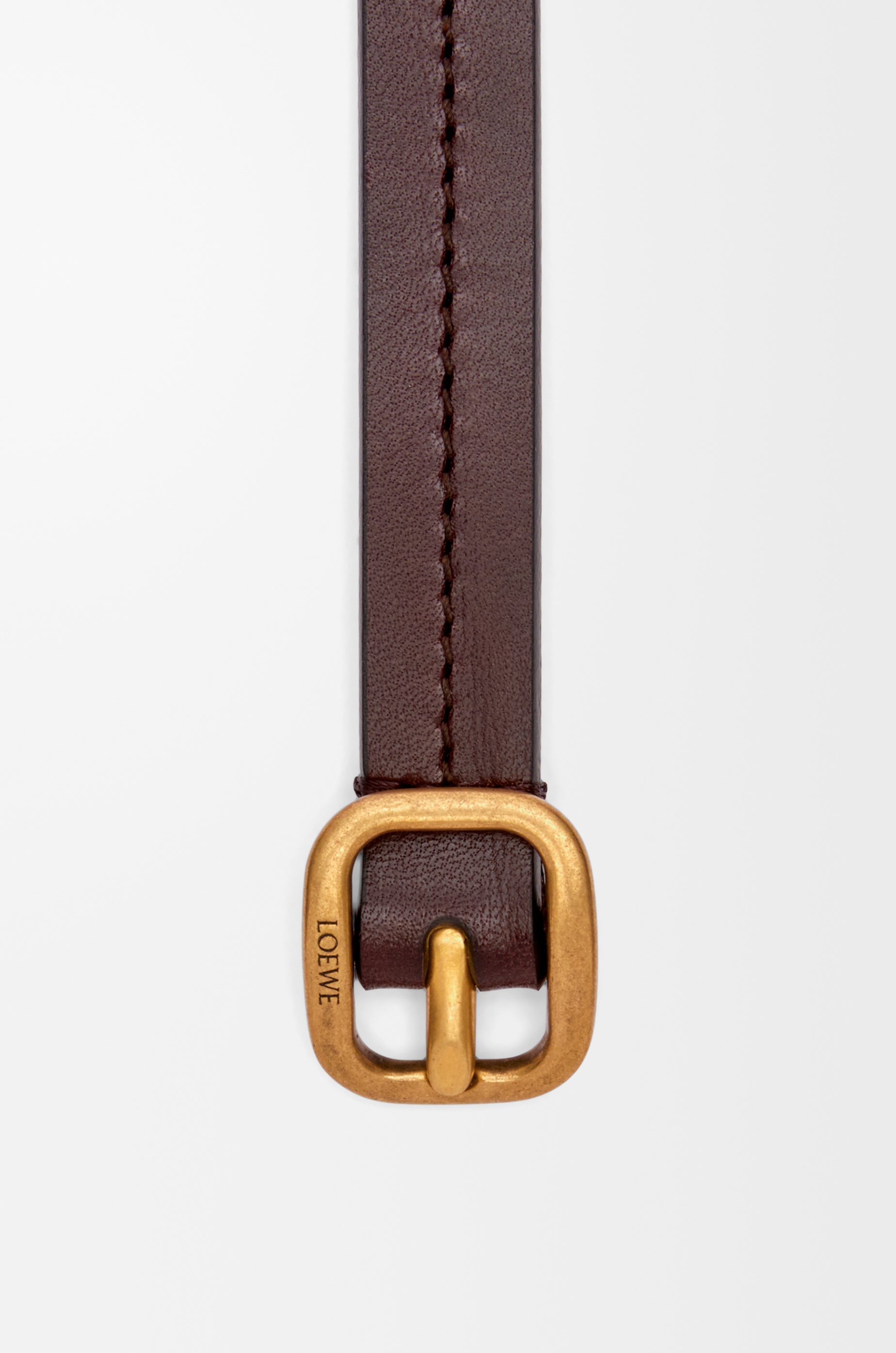 Rounded soft belt in classic calfskin - 2