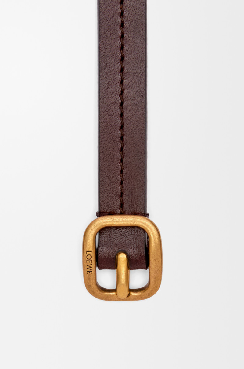 Loewe Rounded soft belt in classic calfskin outlook