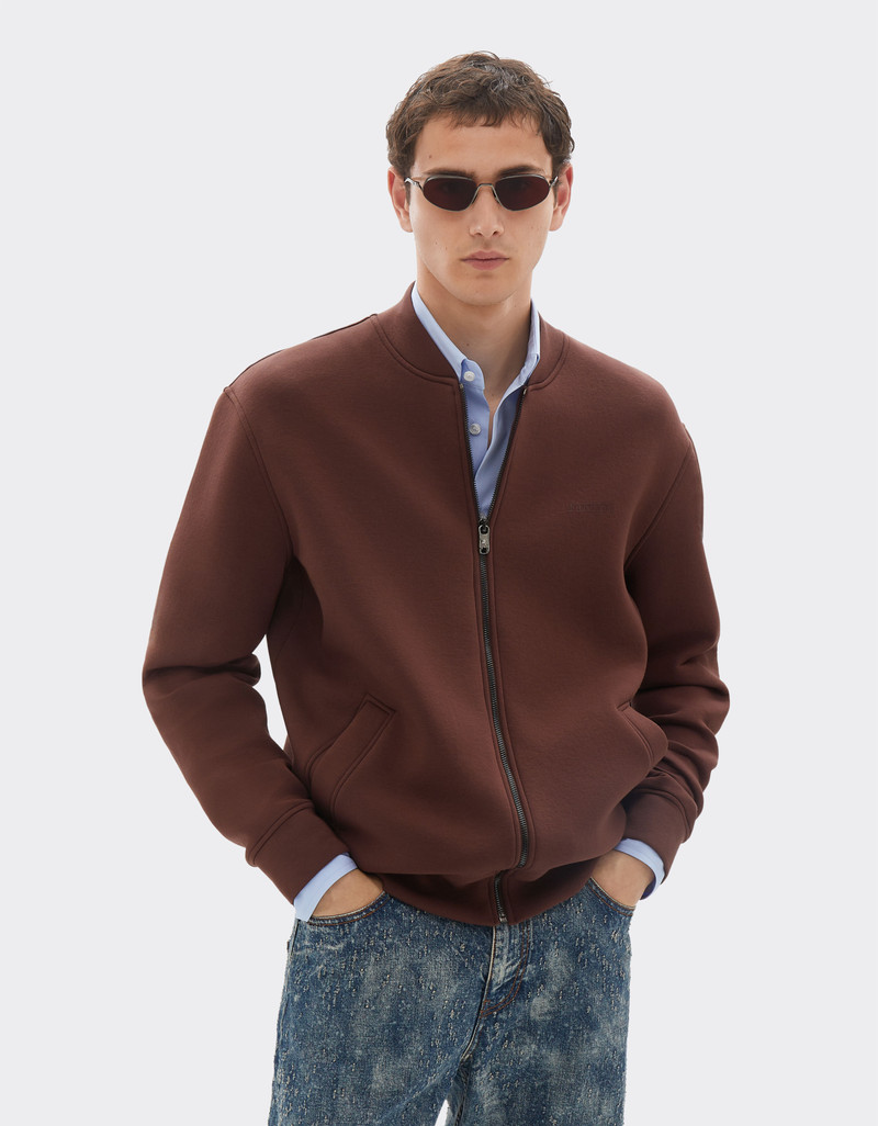 Bomber sweatshirt in scuba fabric 5