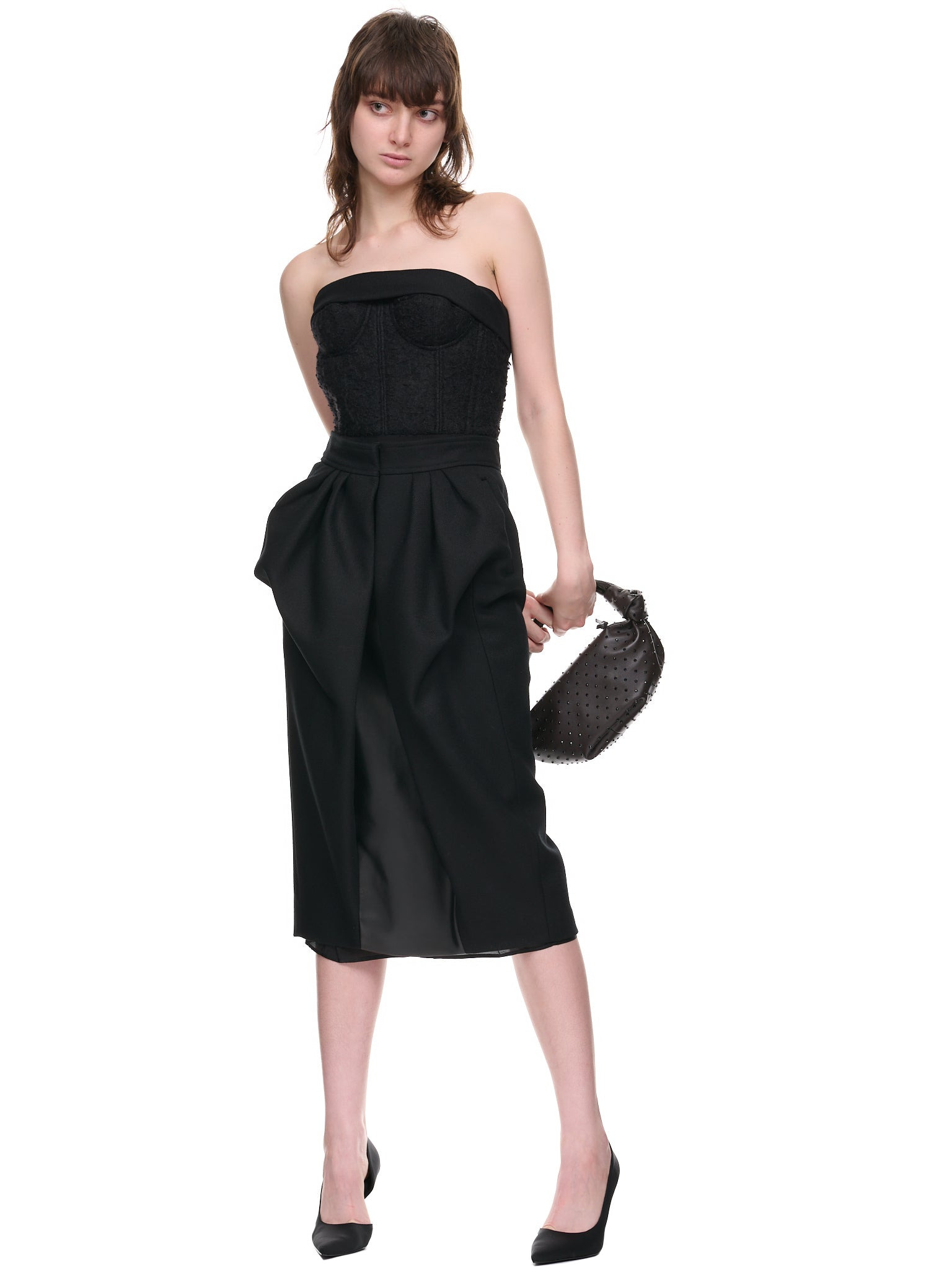 Herringbone Woven Dress - 6
