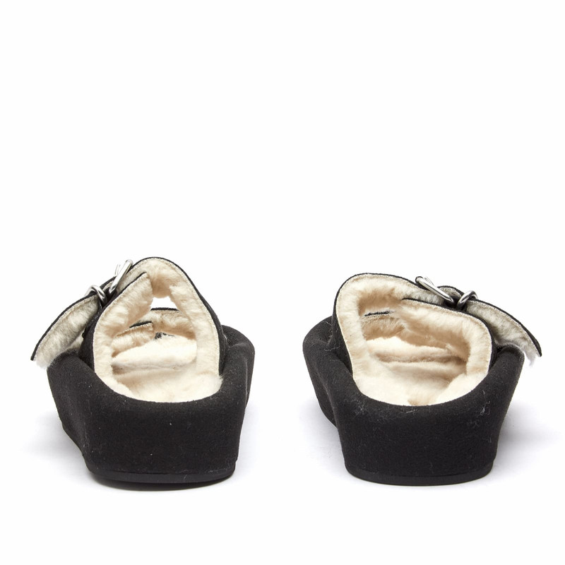 MM6 Maison Margiela Shearling Sandal 3