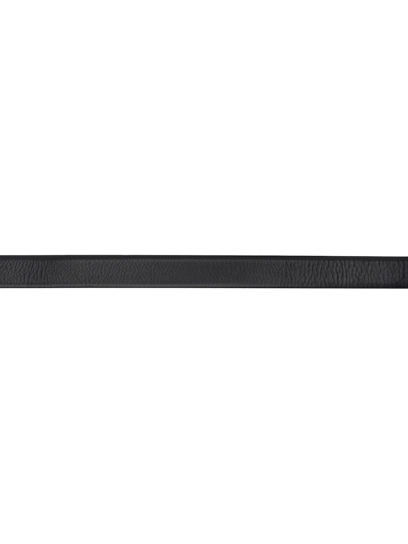 The Frankie Shop Black Ora Leather Belt outlook