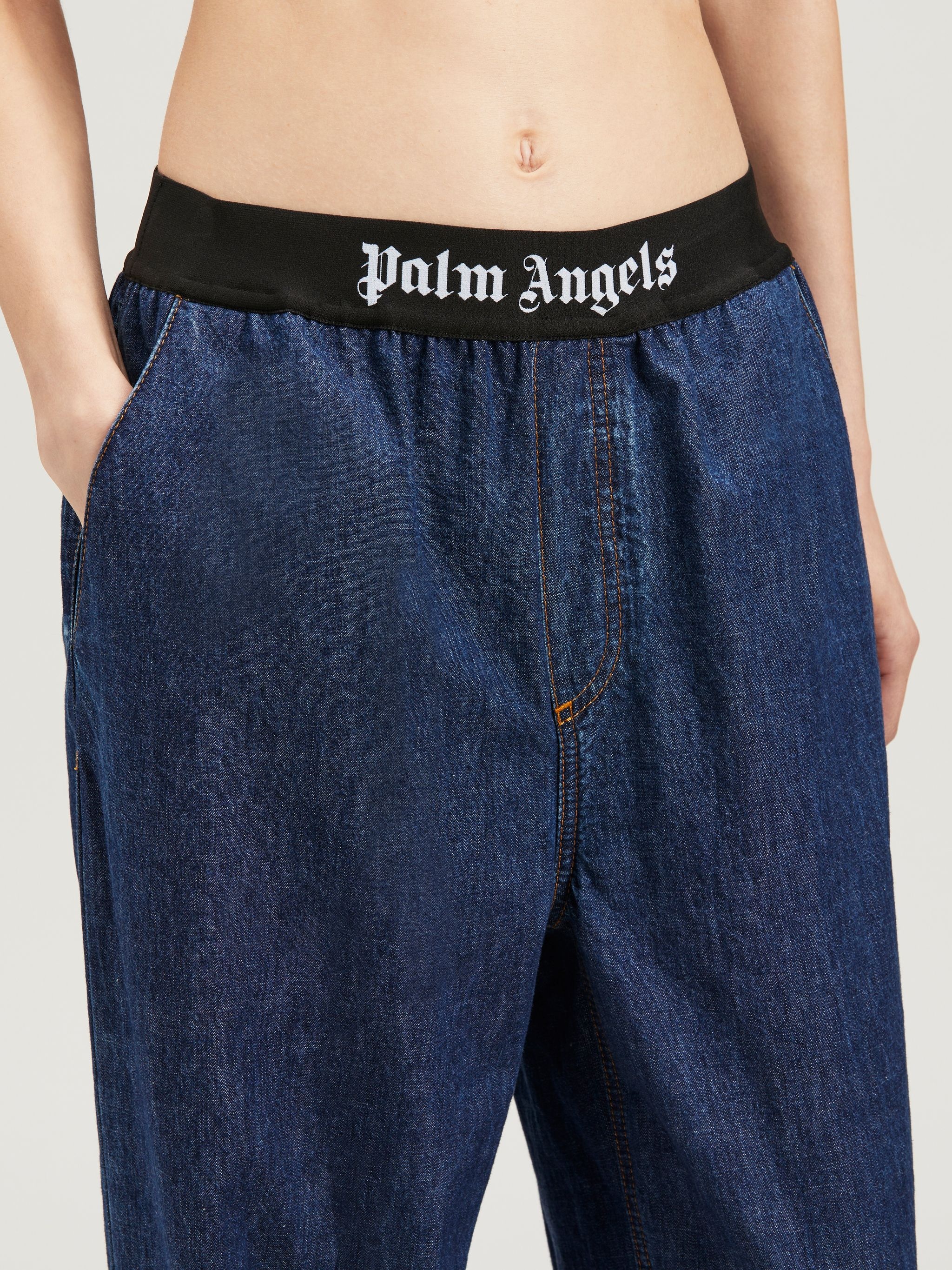 Denim Pajama Pants - 6