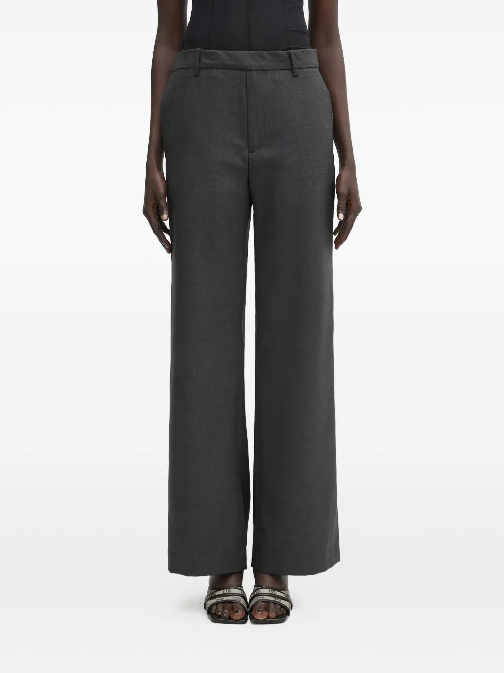 straight-leg tailored trousers - 1