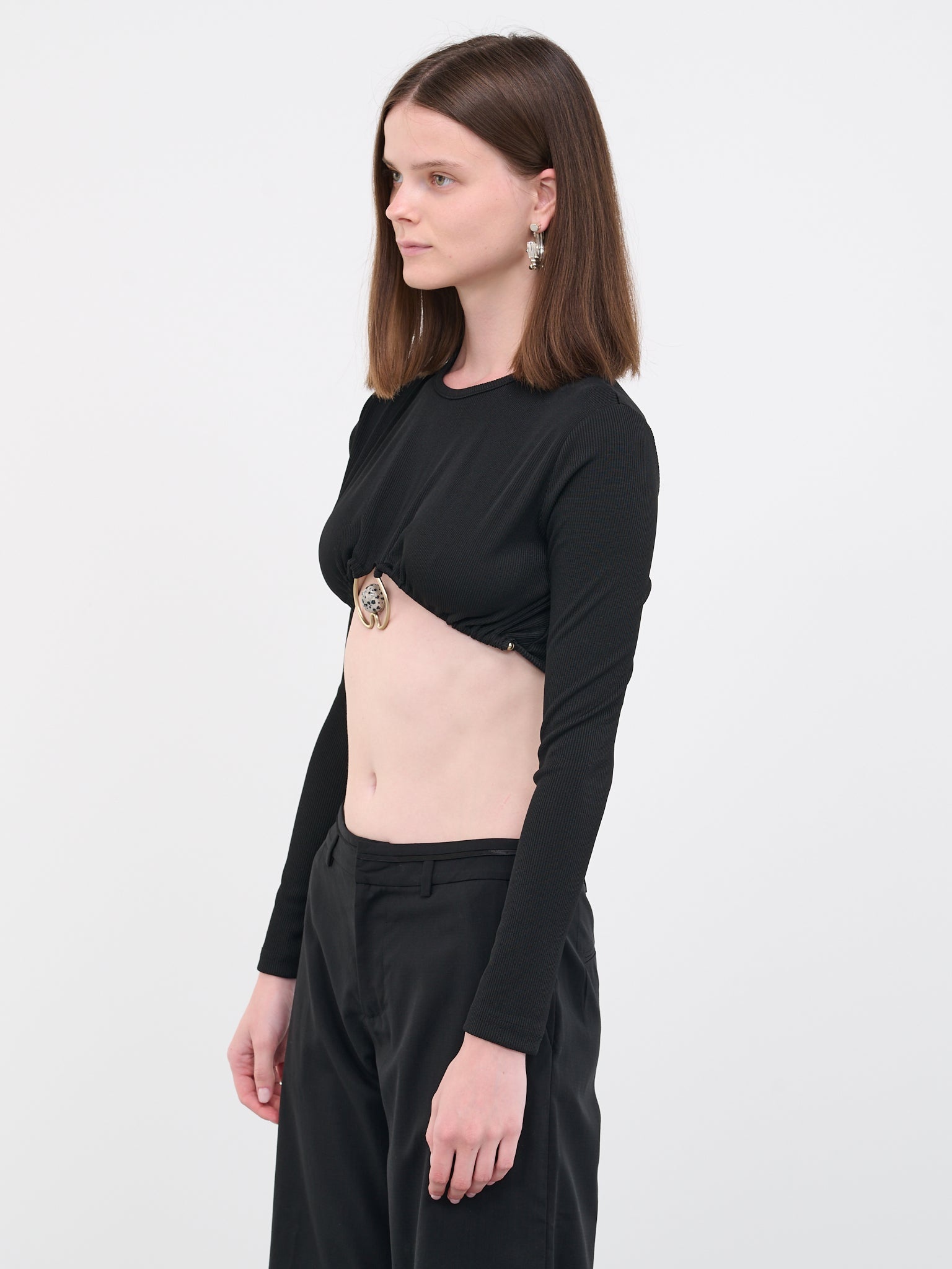 Crystal Stone Crop Tee - 2