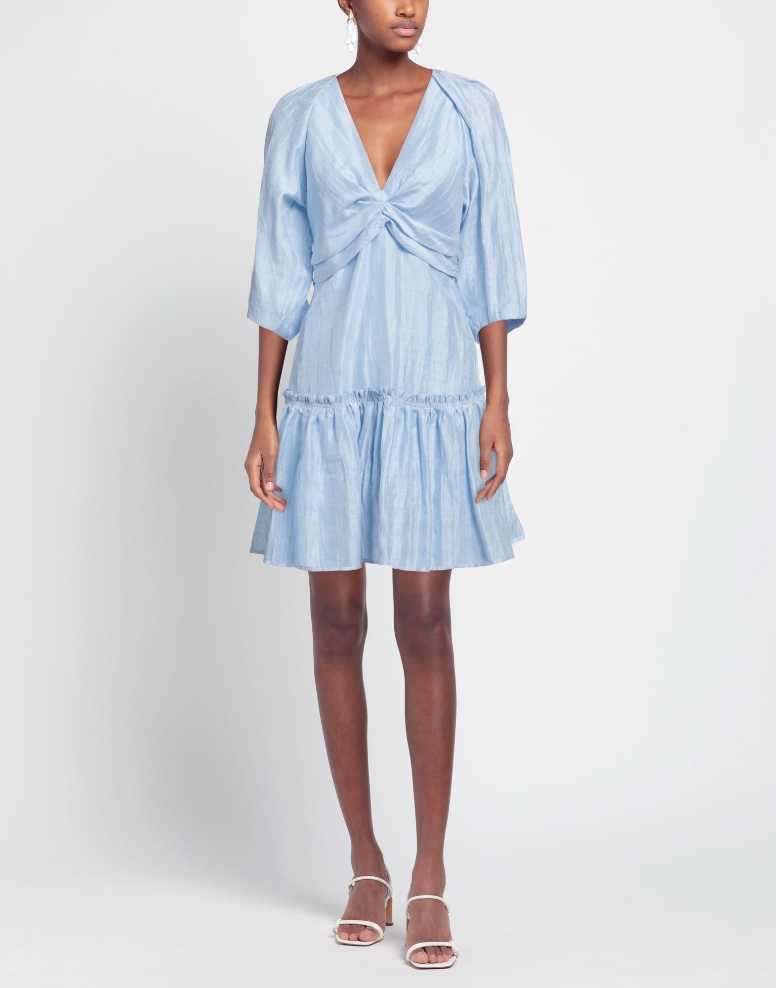 Sky blue Women's Short Dress - 3