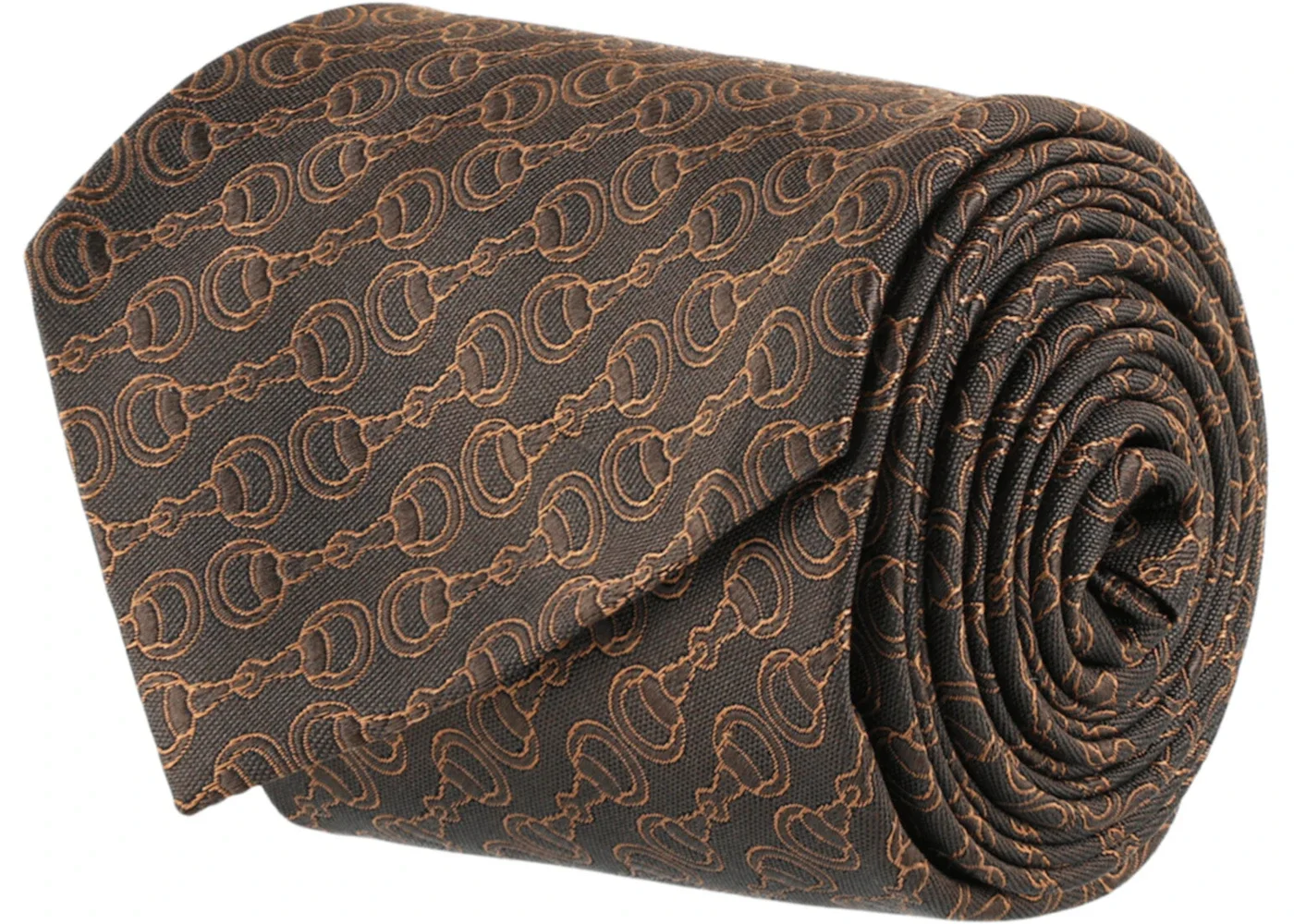 Gucci Silk Jacquard Tie Bron - 1