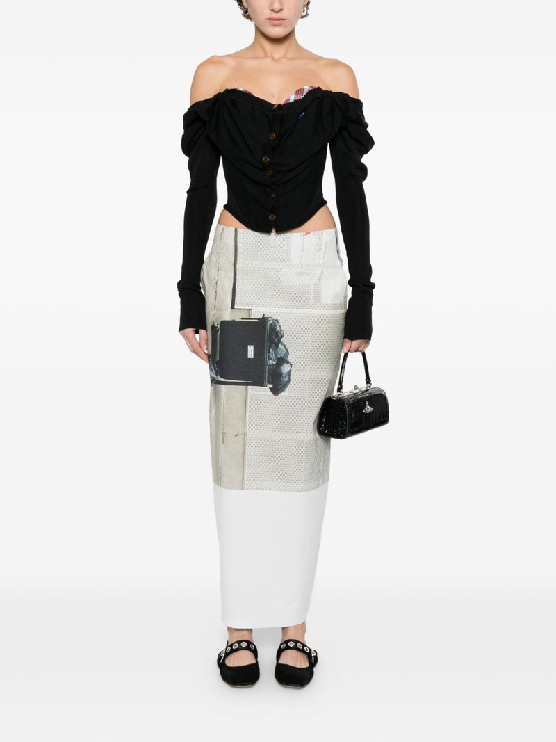 Vivienne Westwood button bea corset top outlook