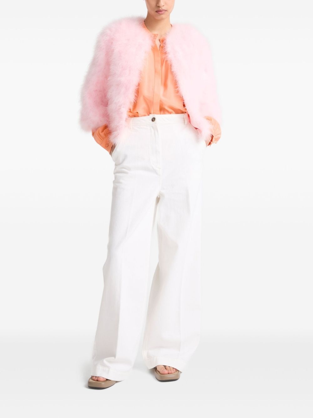 feather jacket - 2