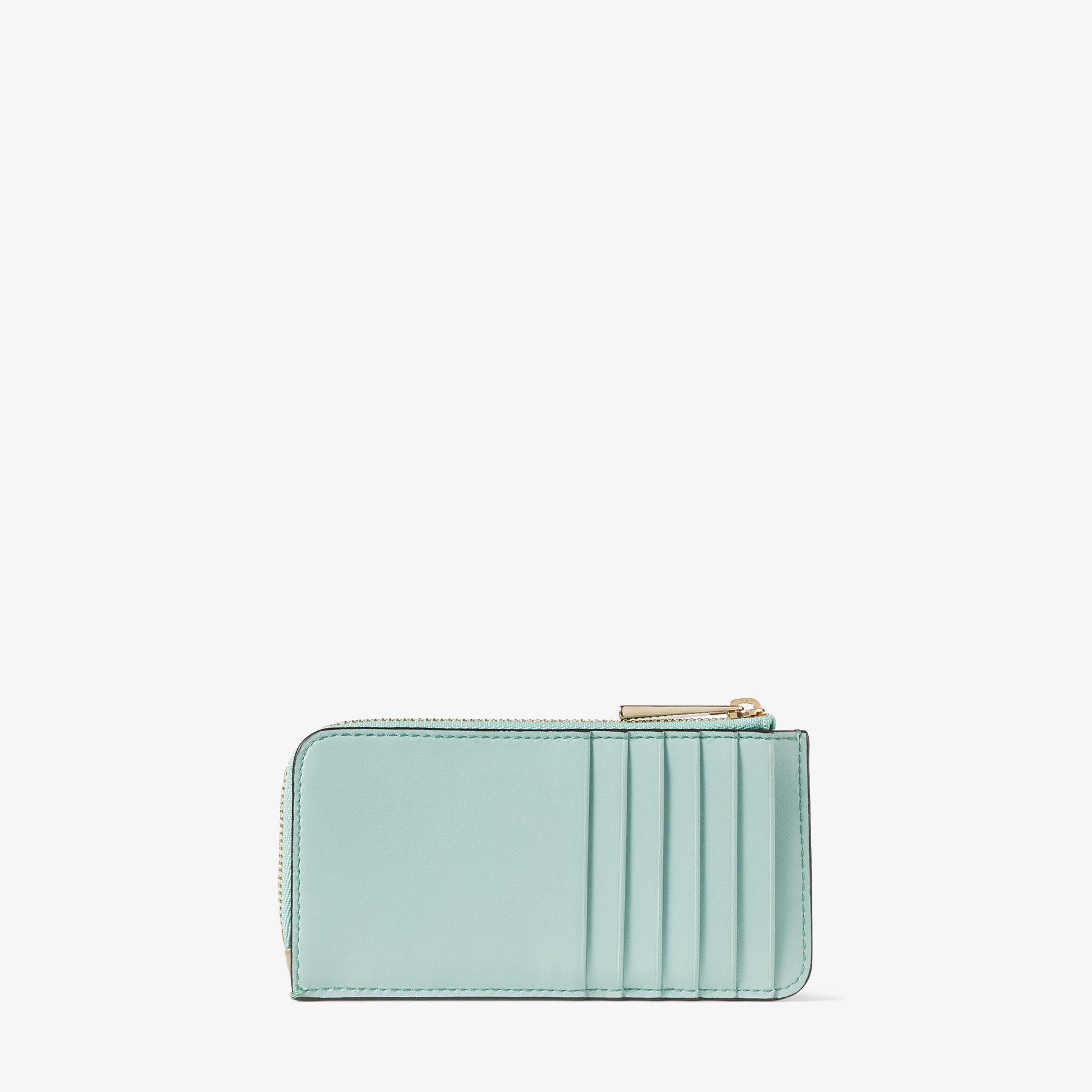 Lise-Z
Taupe and Smoke Green Leather Card Holder - 5