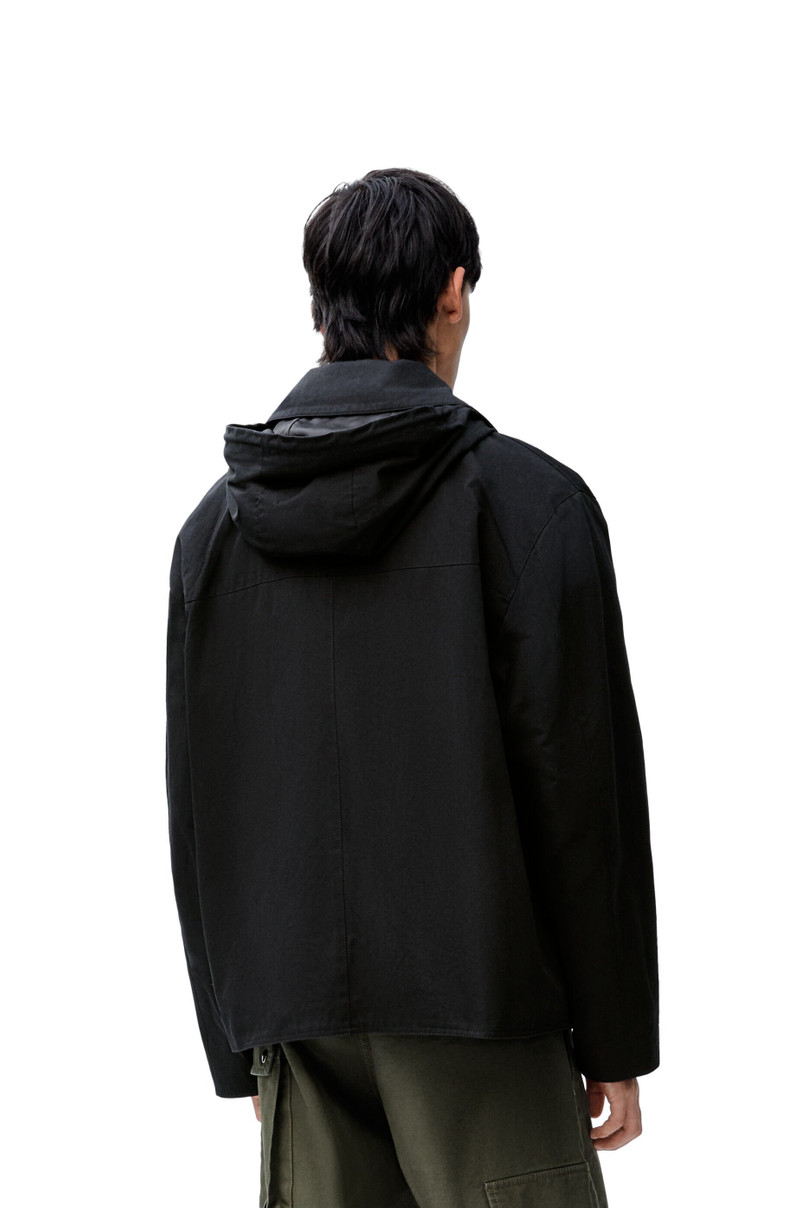 Hooded jacket in nylon 4