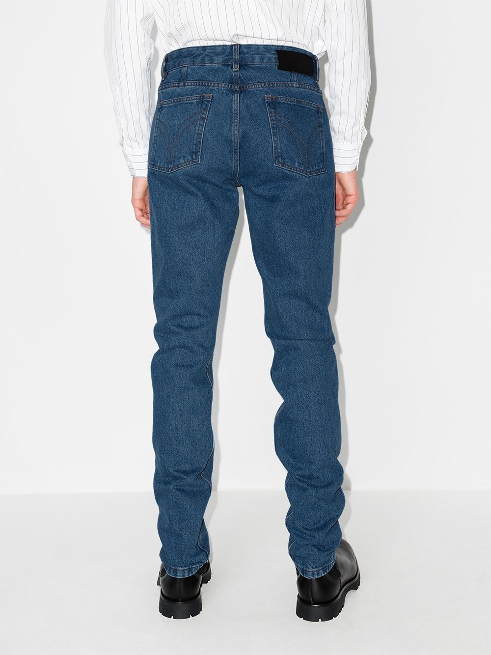 mid-rise straight-leg jeans - 3