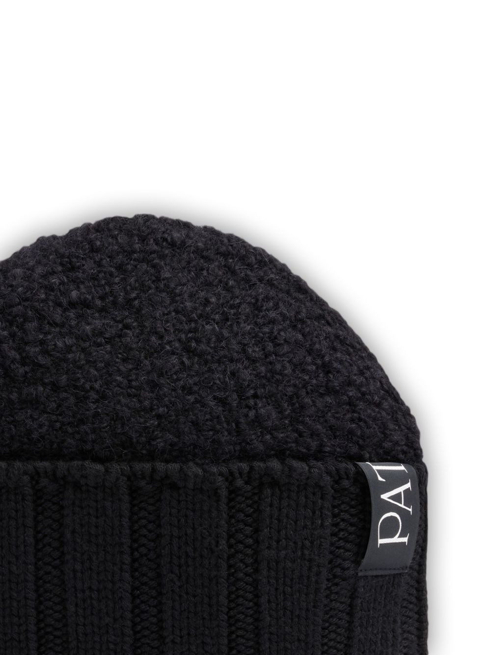 bouclé ribbed beanie hat - 2