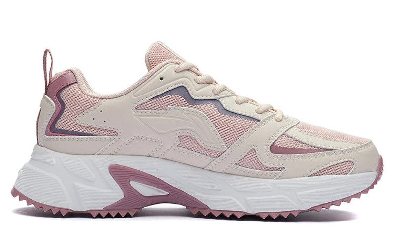 Li-Ning (WMNS) Li-Ning Running Shoes 'Rose Pink White' ARLQ004-6 outlook