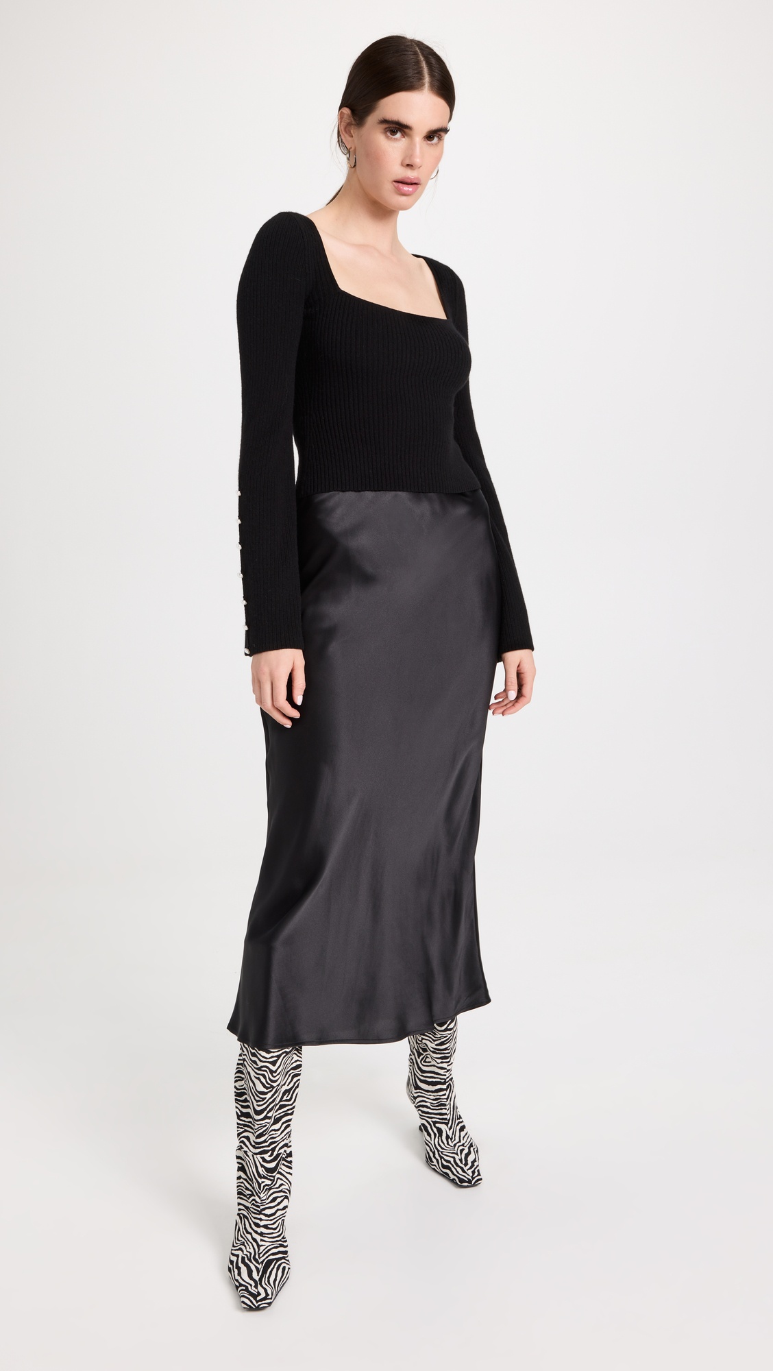 Layla Silk Skirt - 4