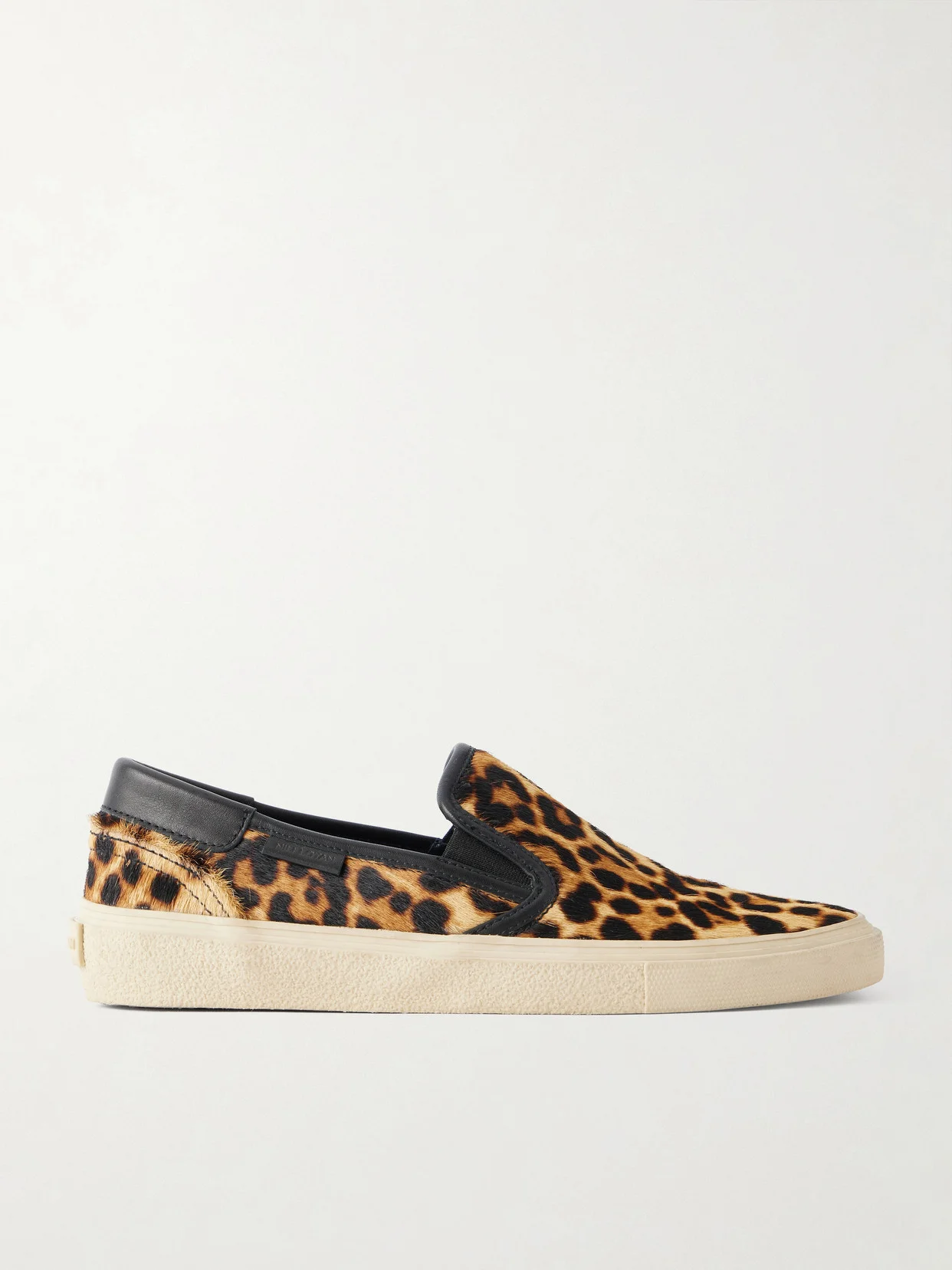 Serge Animal-print Calf Hair Sneakers - 1