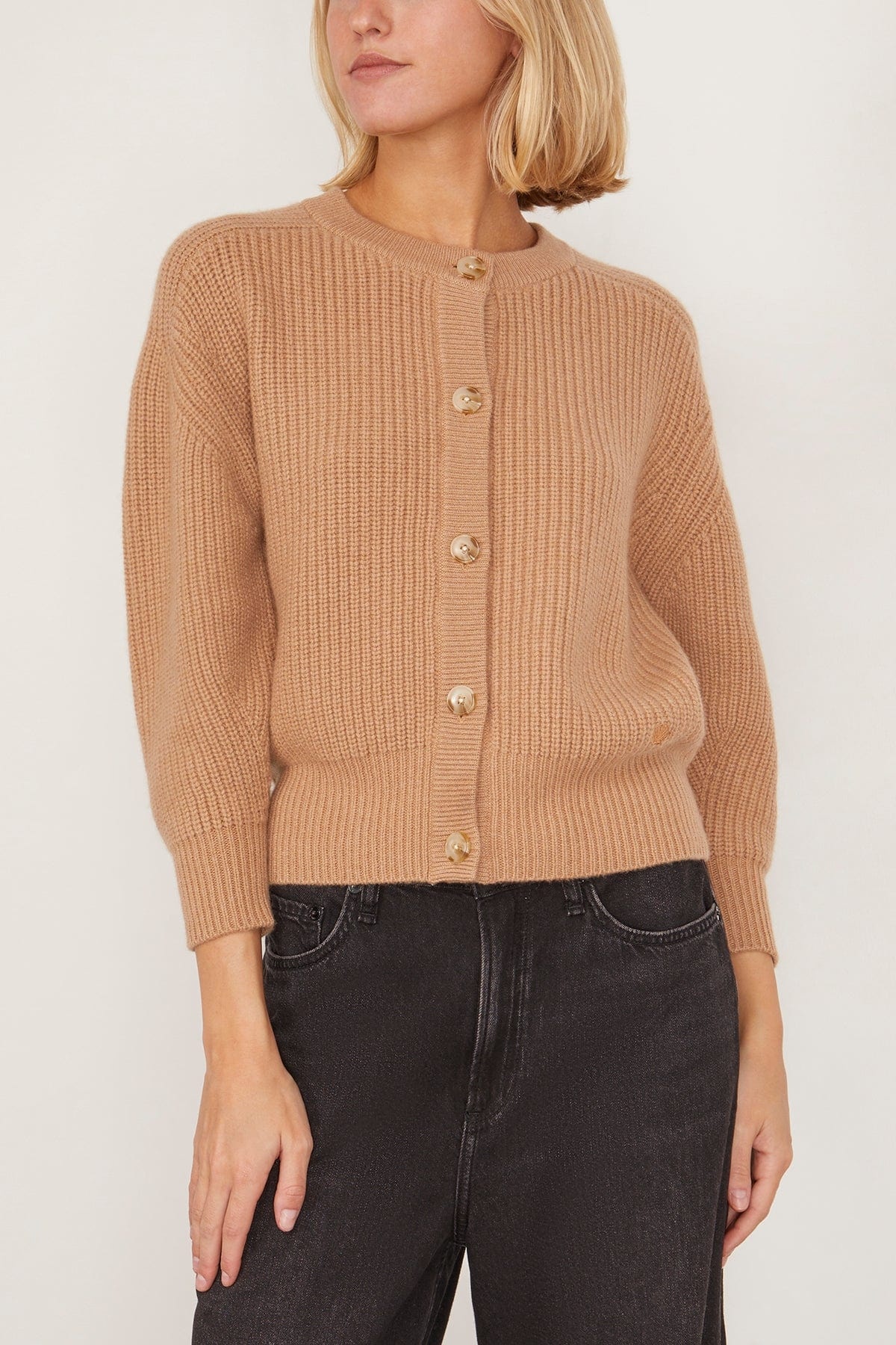 Nestor Cardigan in Camel - 3