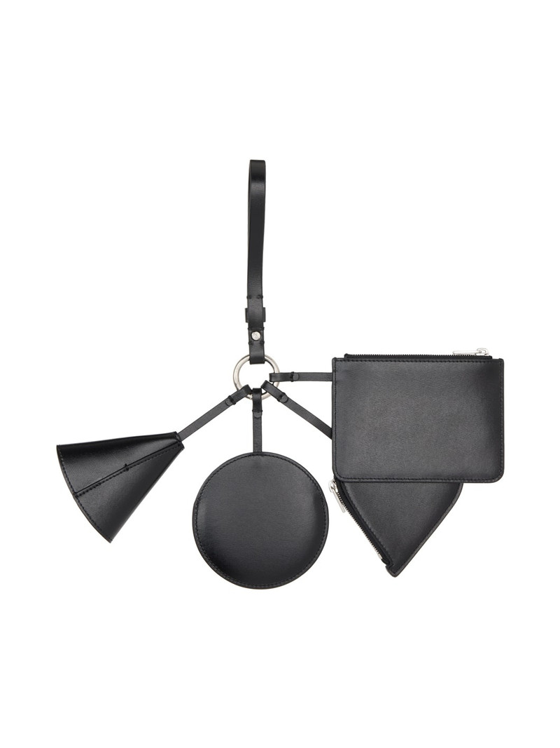 Jil Sander Black Multi Coin Pouch outlook