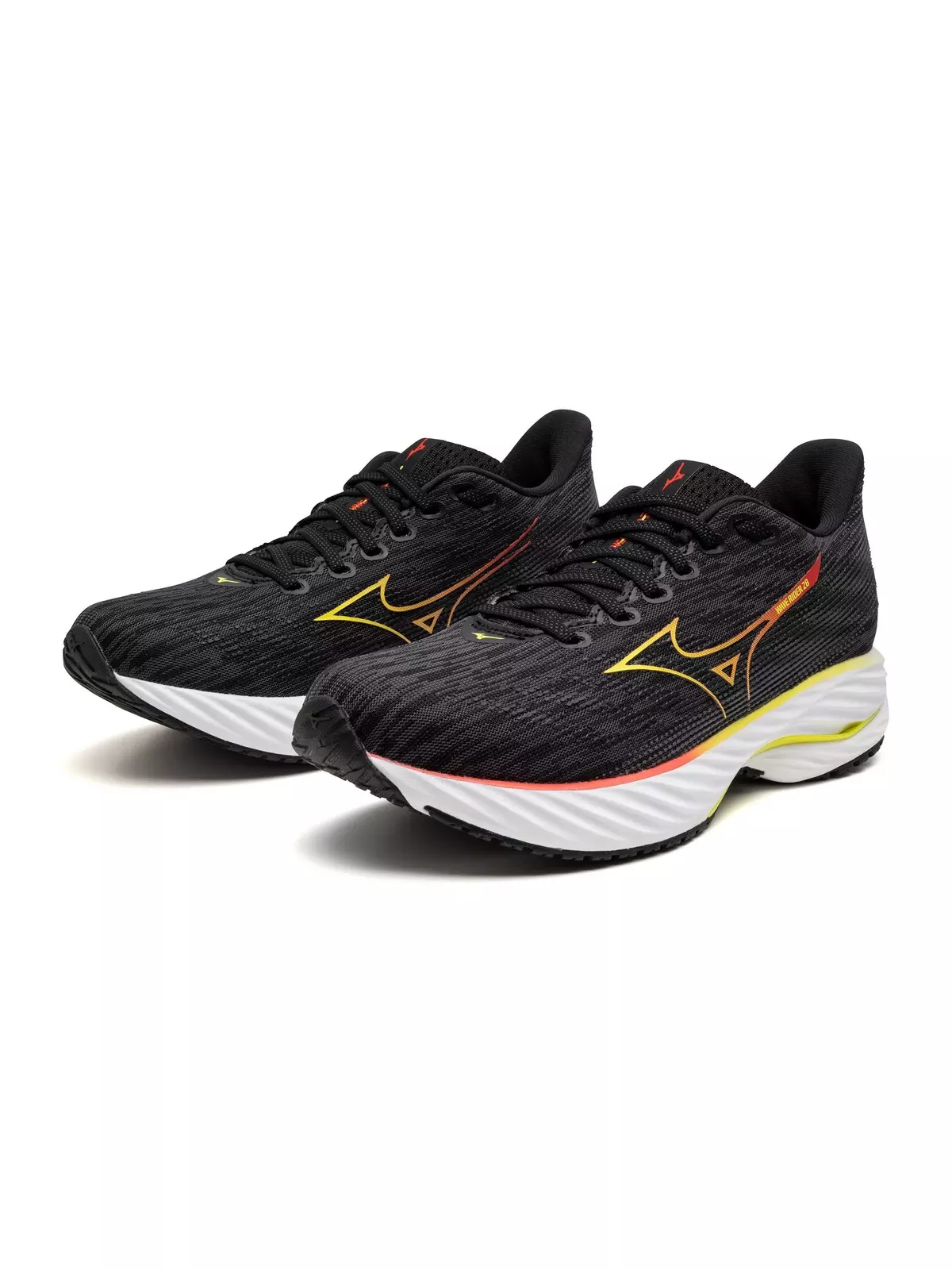 Wave Rider 28 "Black/Evening Primrose" Women's Running Shoe - 5