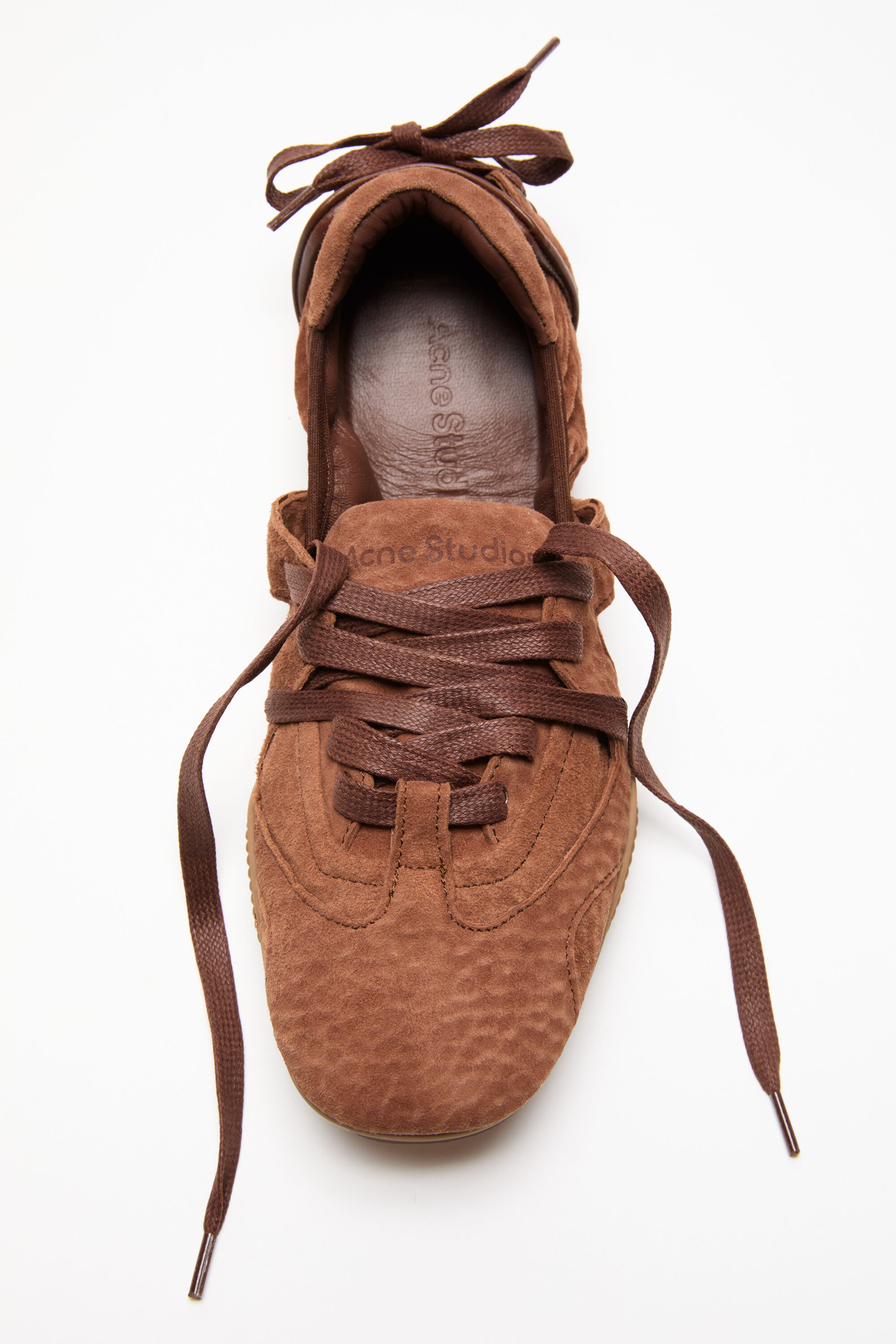 Lace-up Shoes - Brown - 3