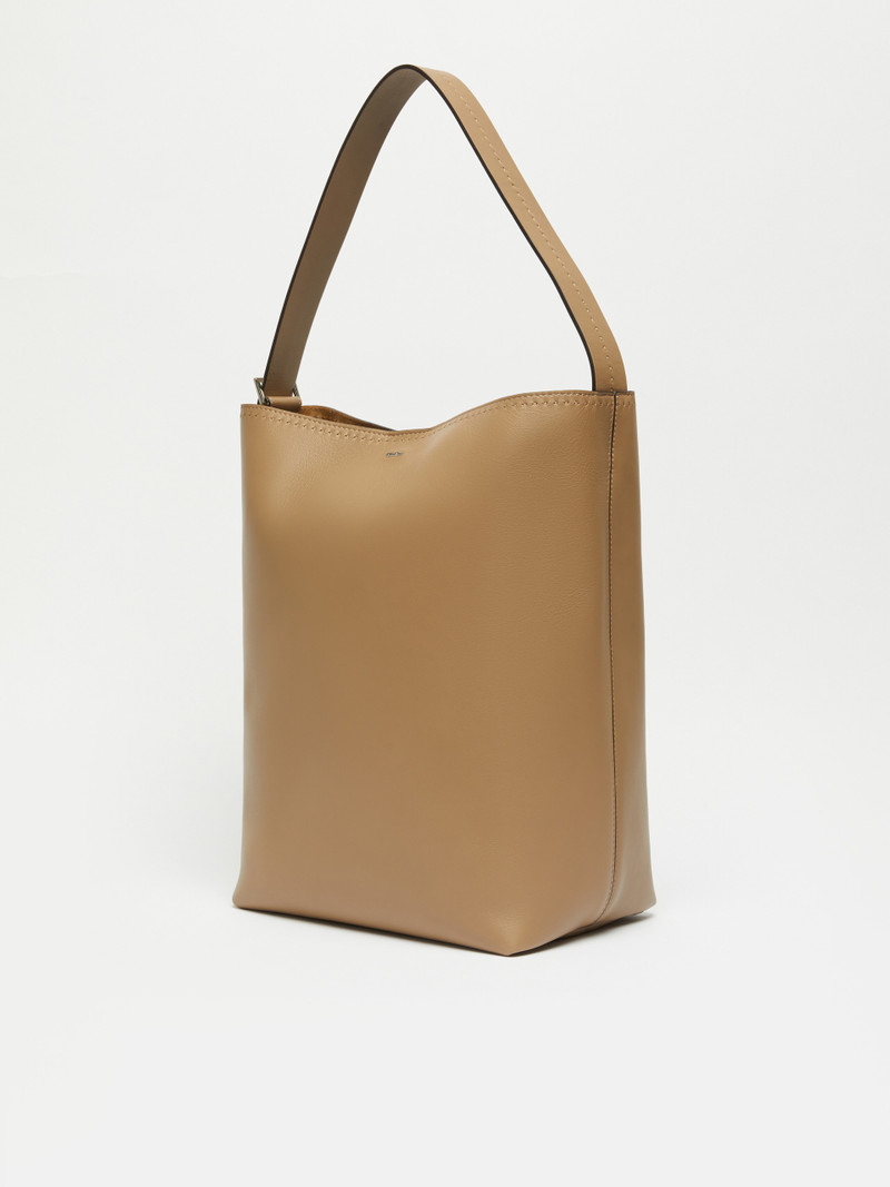 Max Mara ARCHETIPO01 Archetipo leather maxi bucket bag outlook