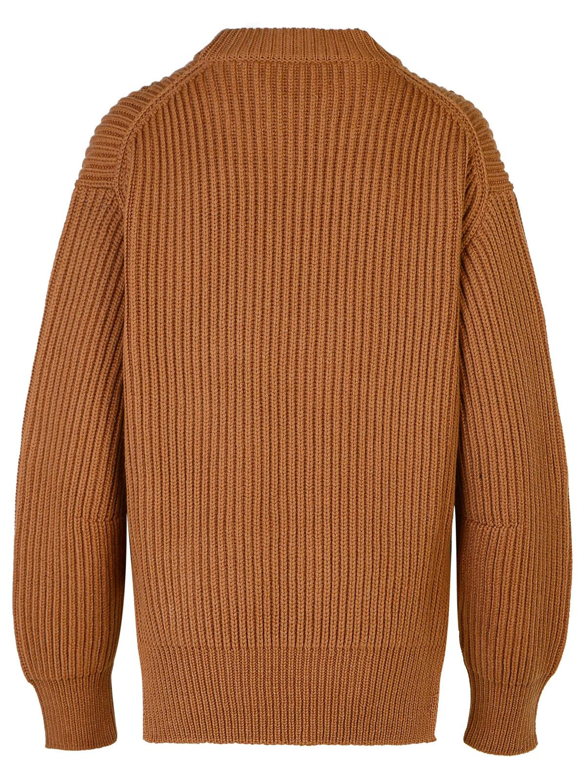 Jil Sander Brown Wool Sweater Women - 3