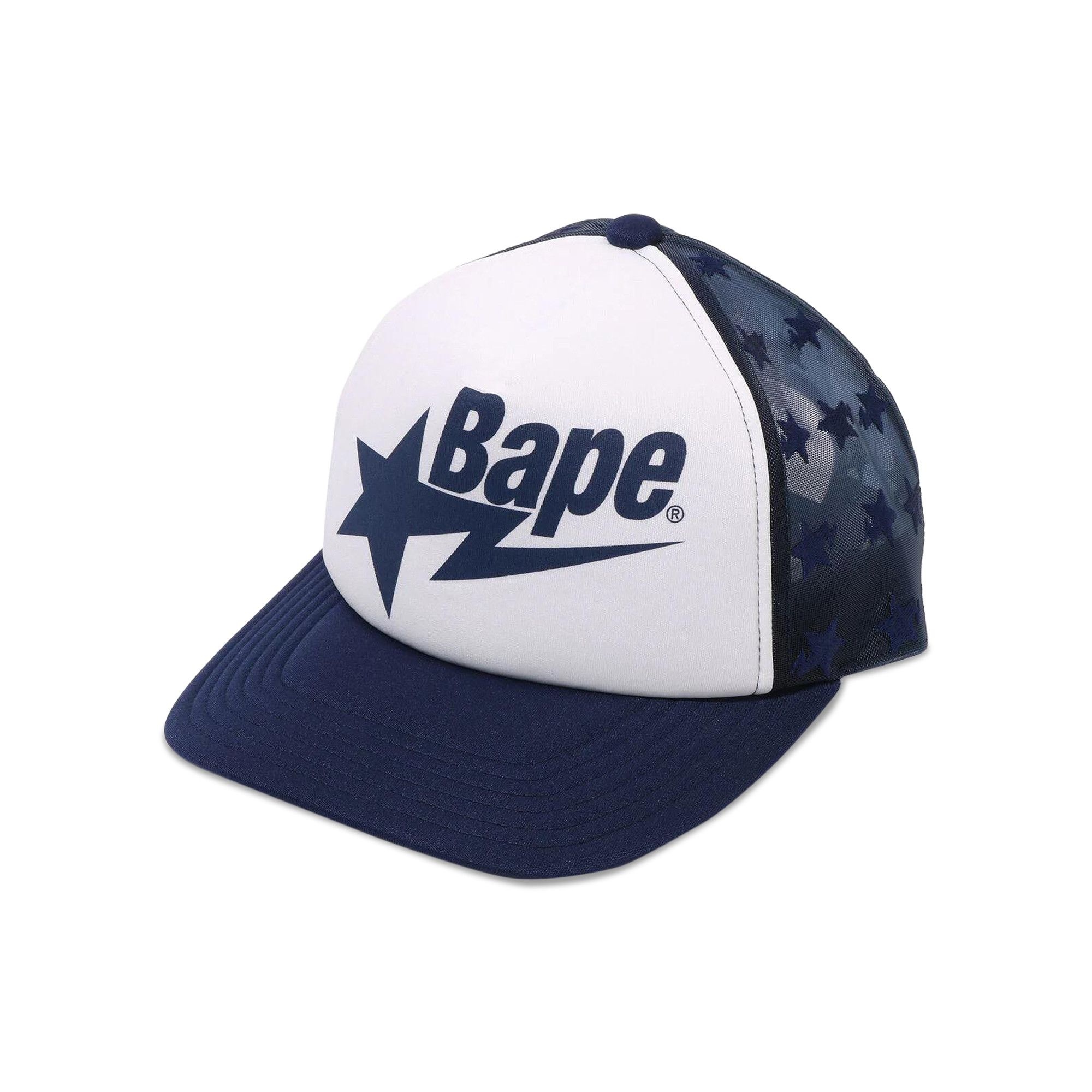 BAPE Sta Mesh Cap 'Navy' - 3