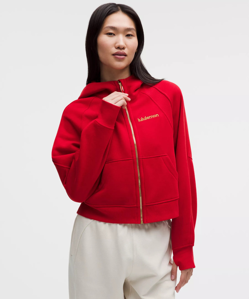 Lunar New Year Scuba Oversized Full-Zip Hoodie 1