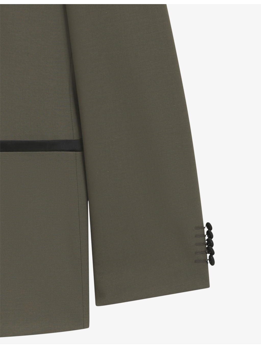 Contrast-Trim Regular-Fit Stretch Wool-Blend Suit - 7