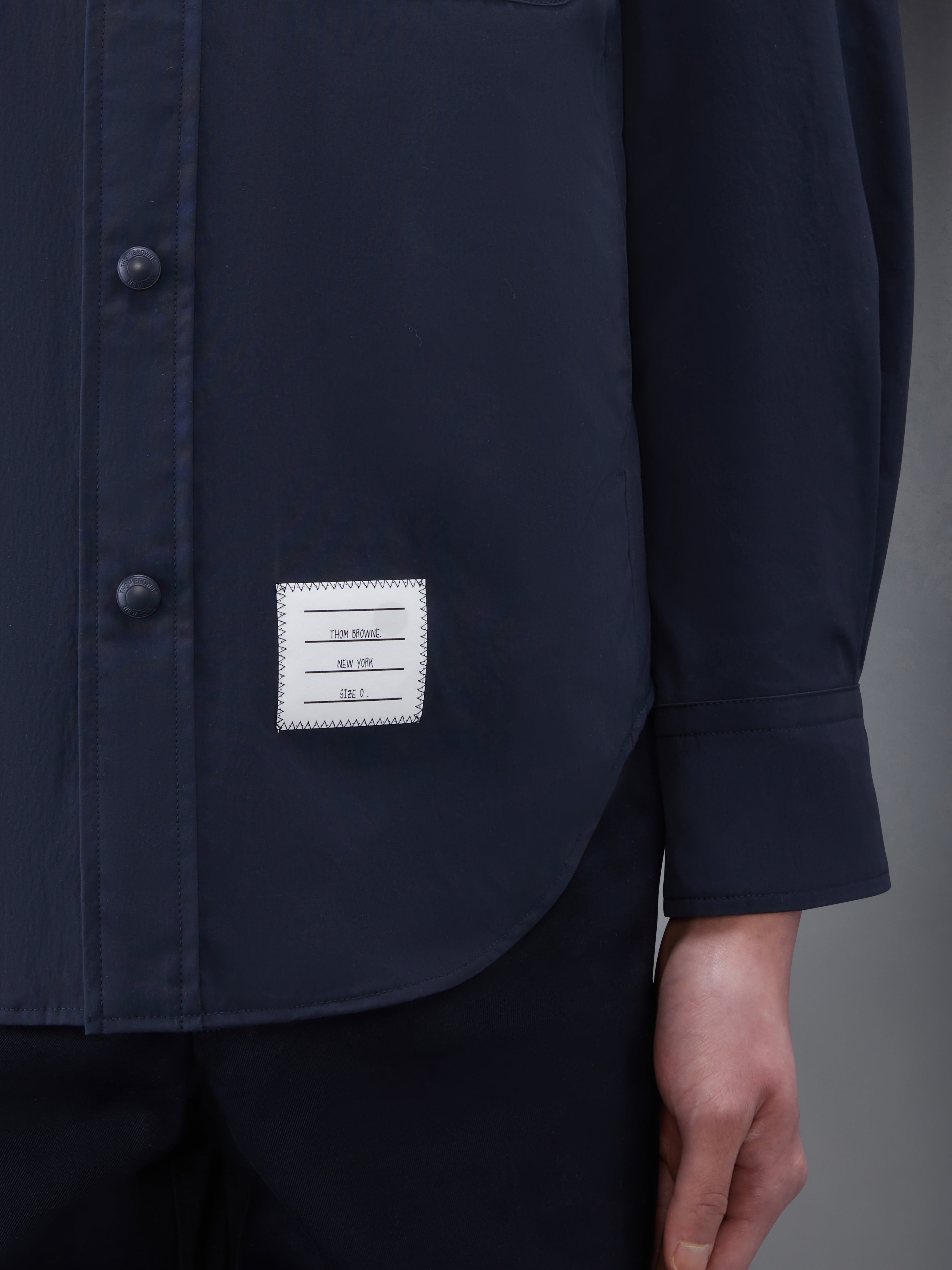 logo-patch long-sleeve shirt - 4