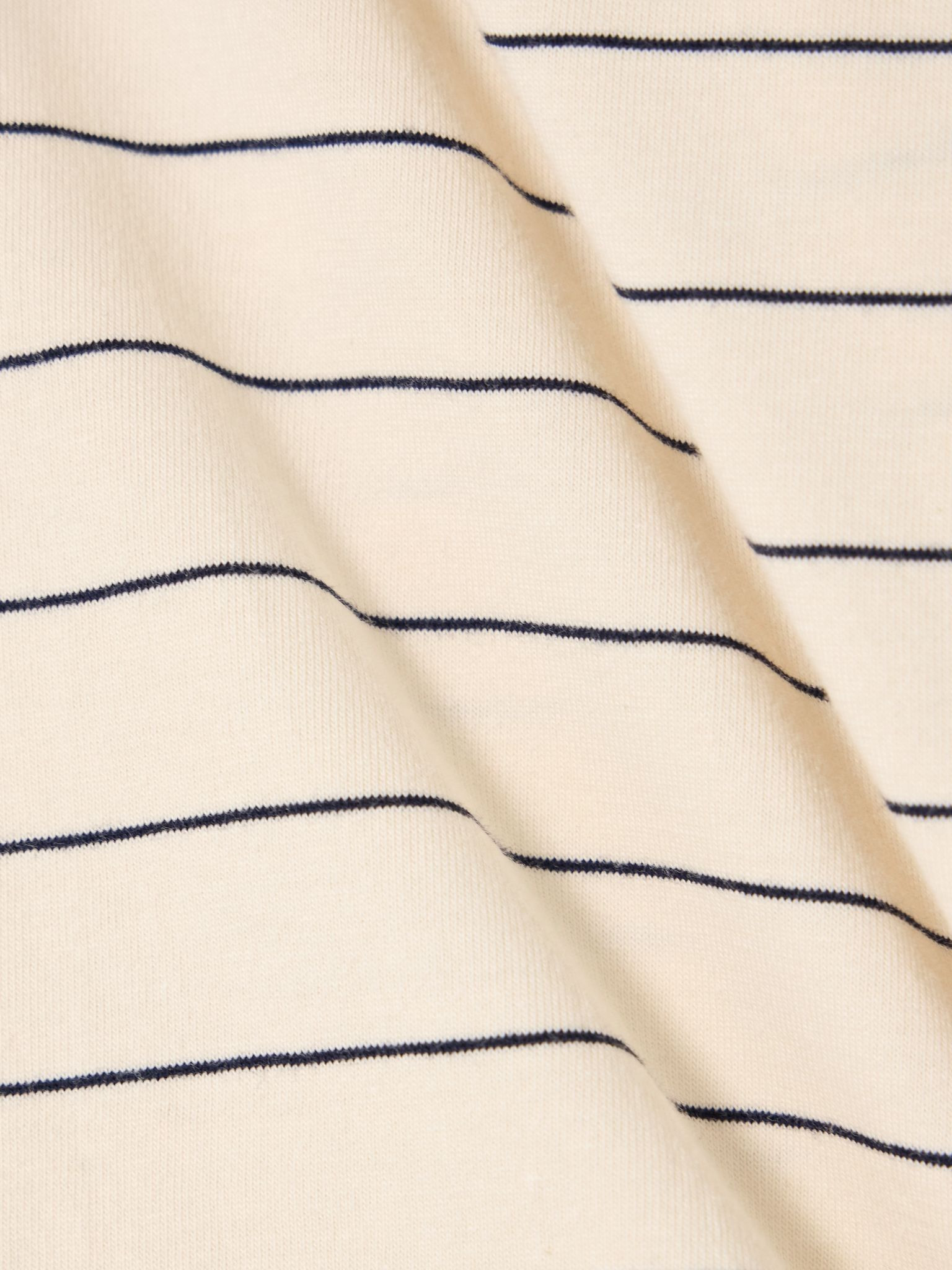Margo striped cotton-jersey T-shirt Cream - 4