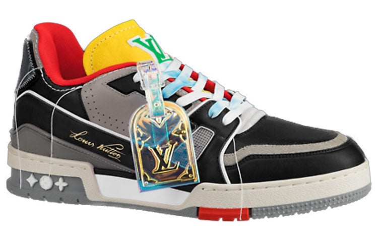 LOUIS VUITTON LV Trainers 'Red Multi-color' 1A8Q95 - 2