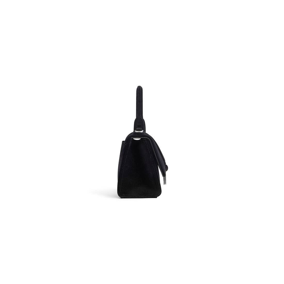 BALENCIAGA Women's Hourglass Xs Handbag Velvet Jersey in