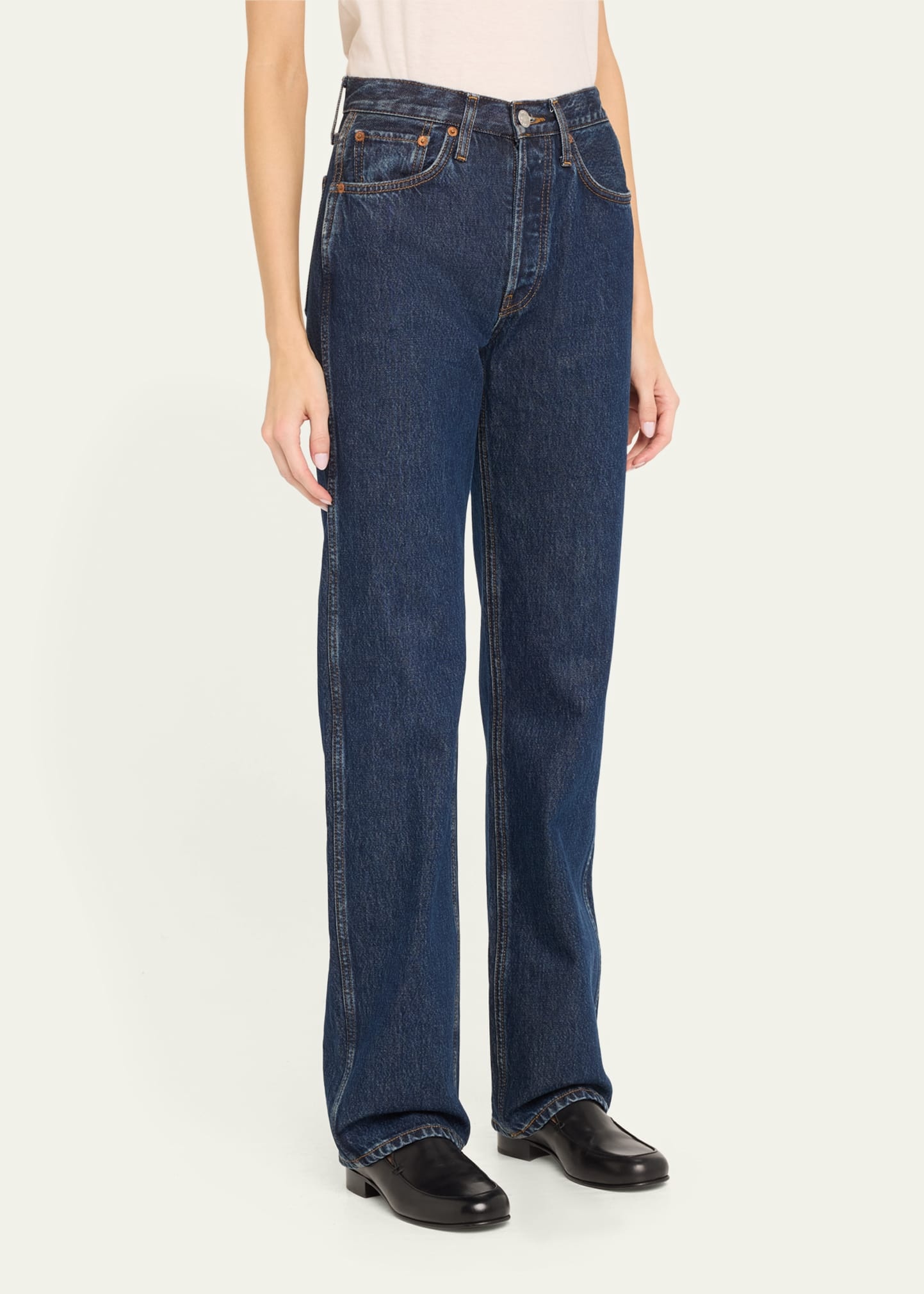 90s High-Rise Loose Jeans - 4