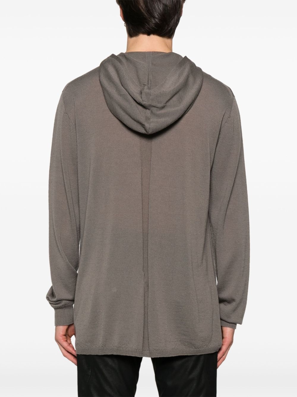 fine-knit hoodie - 4