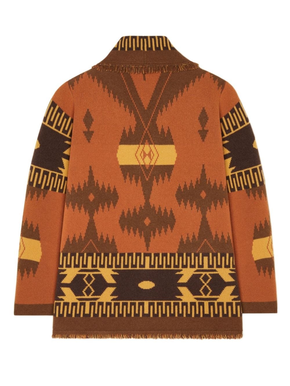 Icon jacquard-knit cashmere cardigan - 7