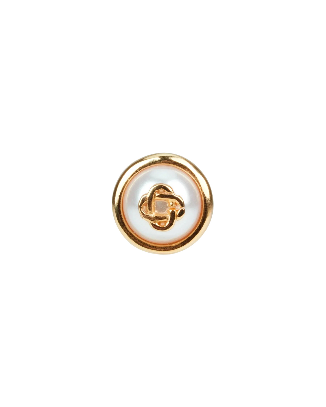 Pearl Logo Stud Earrings | Casablanca Paris - 1